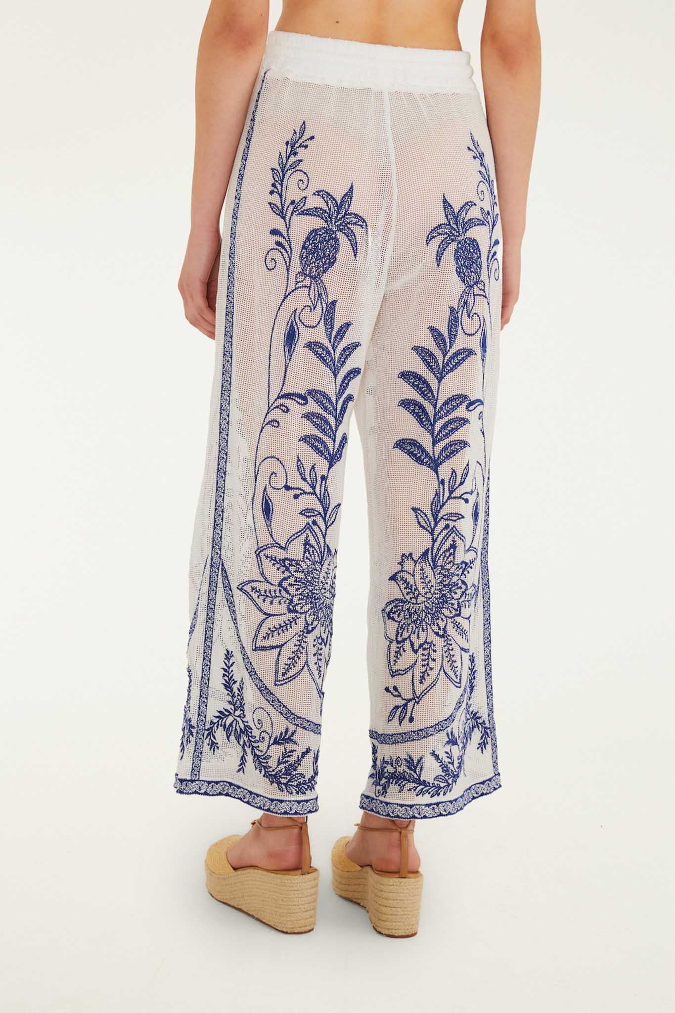 Off-White Nina Embroidery Pants