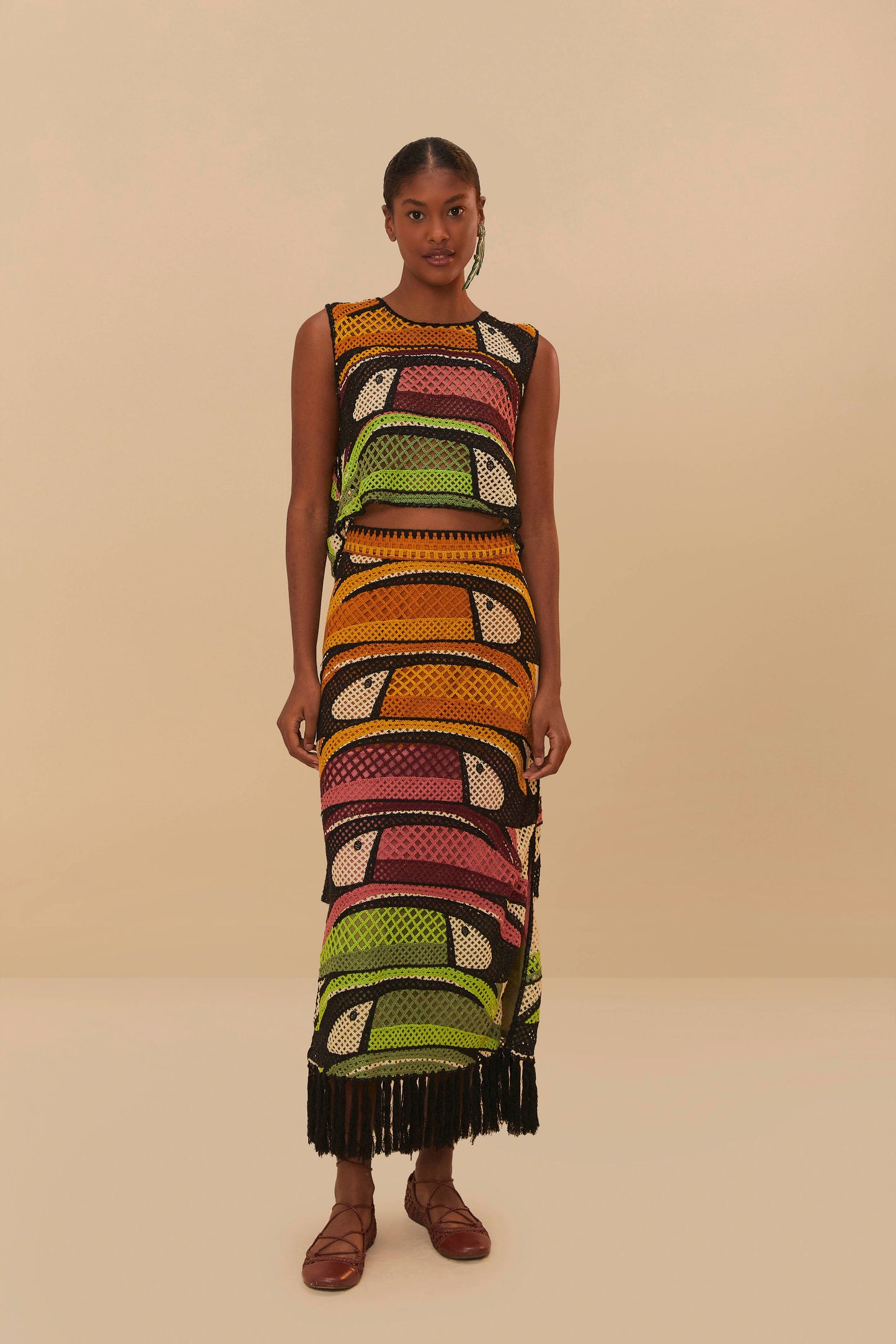 Toucan Tree Crochet Skirt