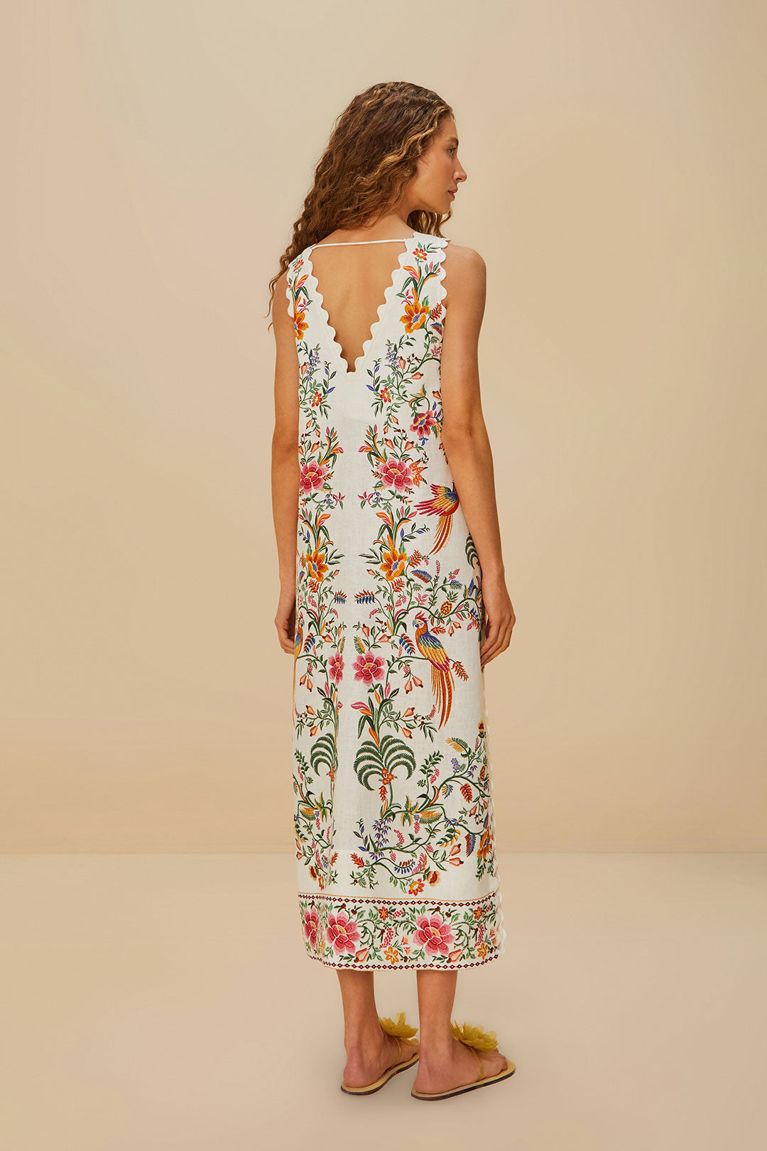 أبيض رفيع الغابات Euroflax ™ الفستان Maxi Maxi