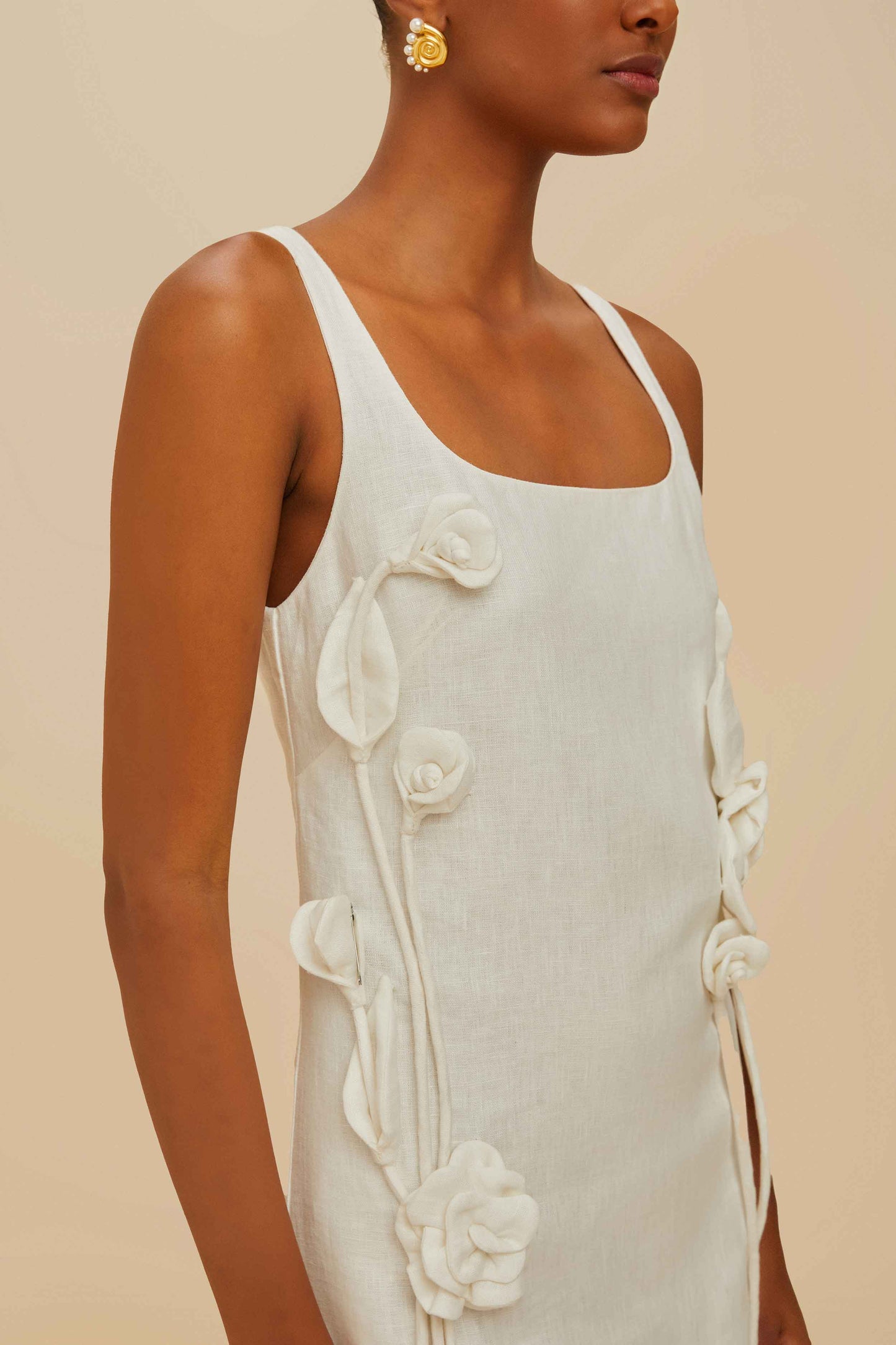 Off-White Mini Dress Sleeveless
