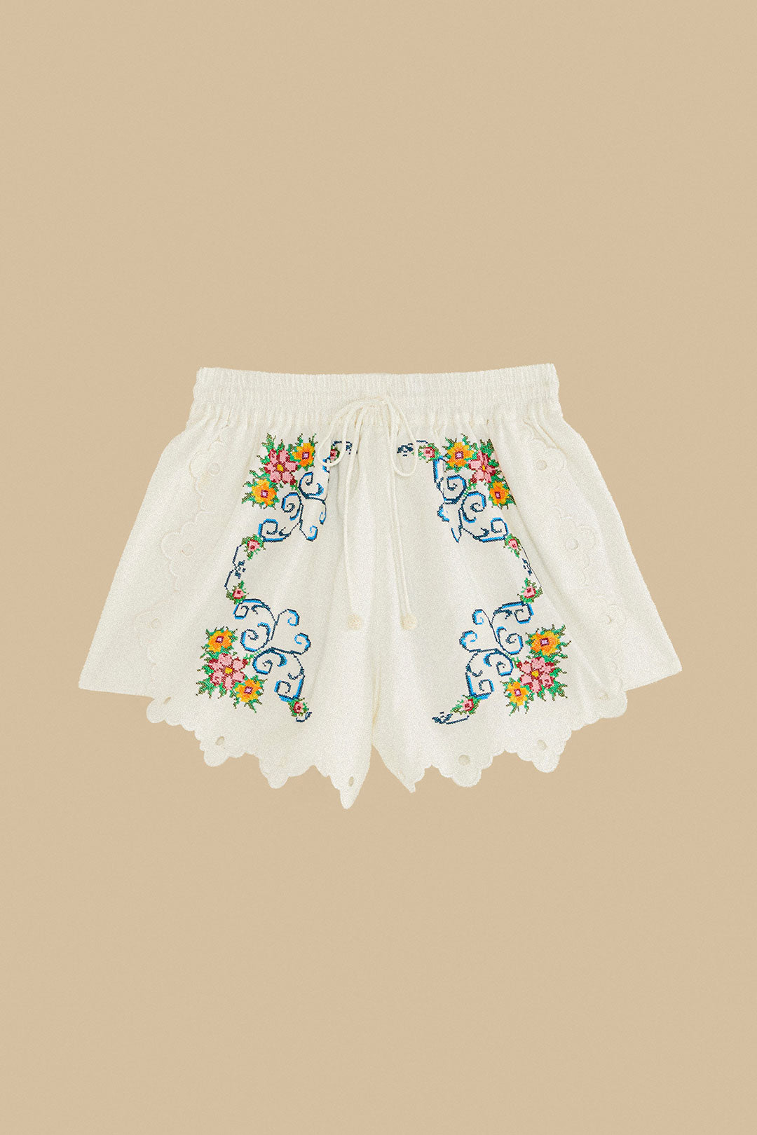 Grandmas Treasure Off-White Shorts