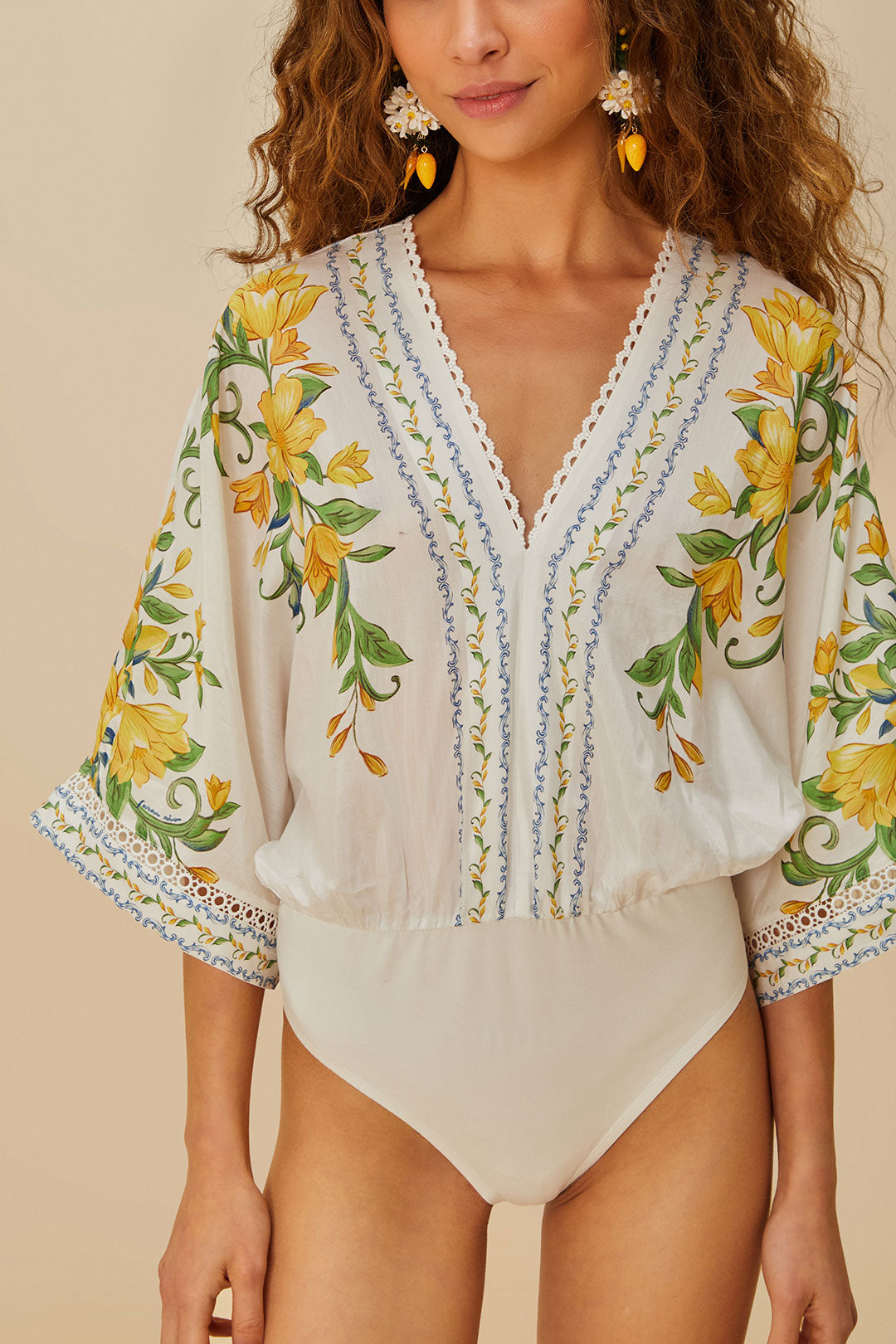 Sicily Off-White Bodysuit