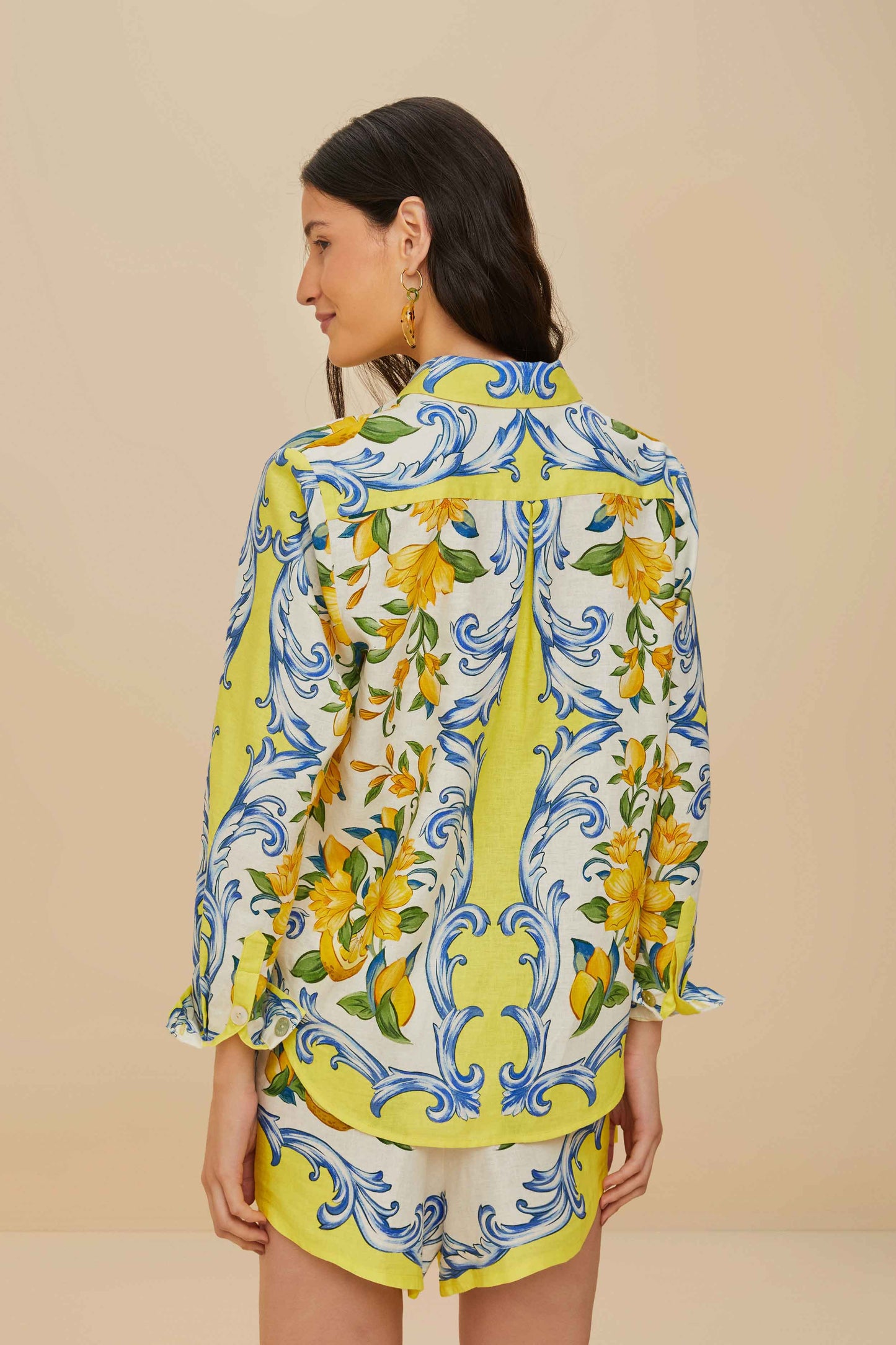 Sicily Scarf Off-White Shirt