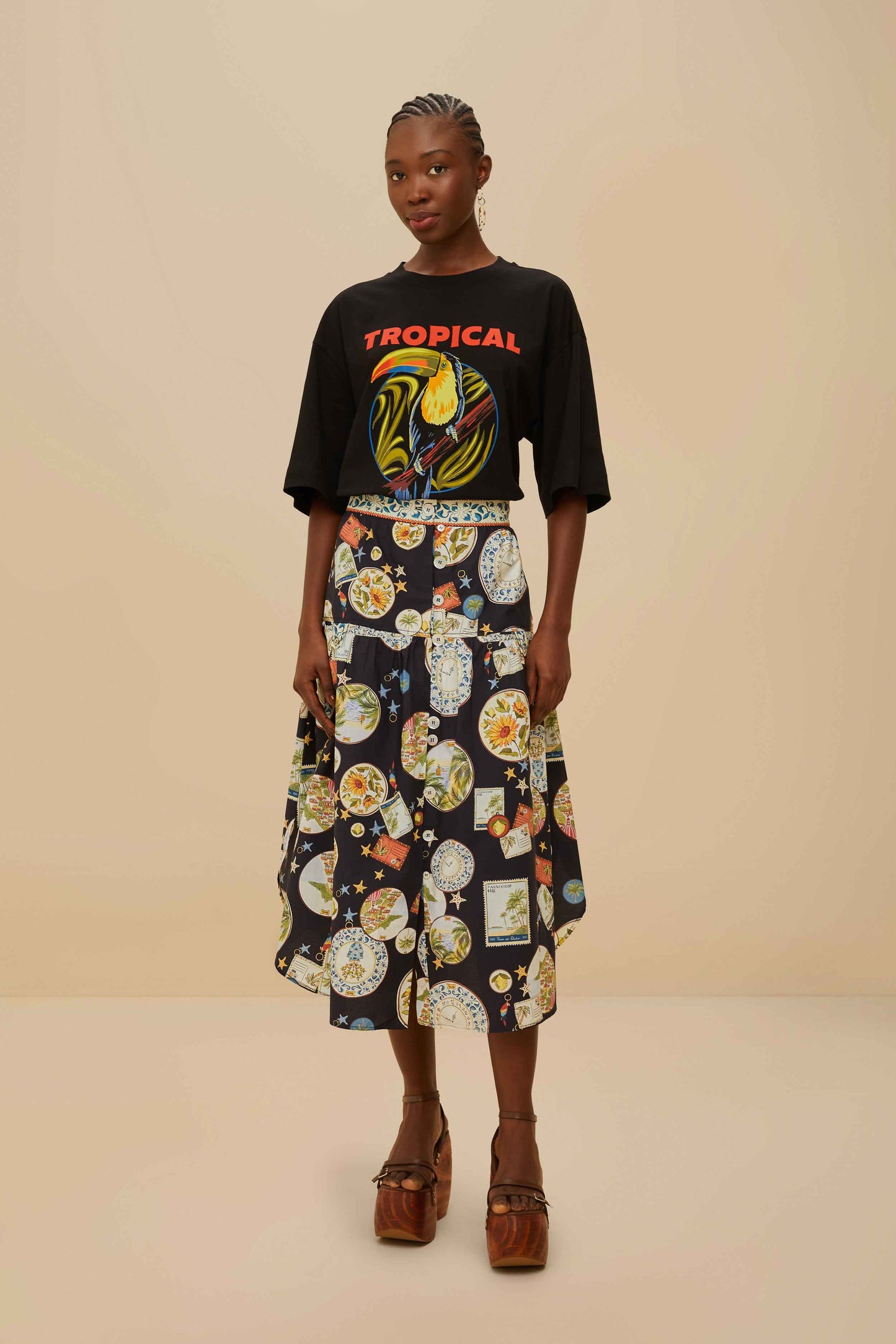 Tropical Over T-Shirt