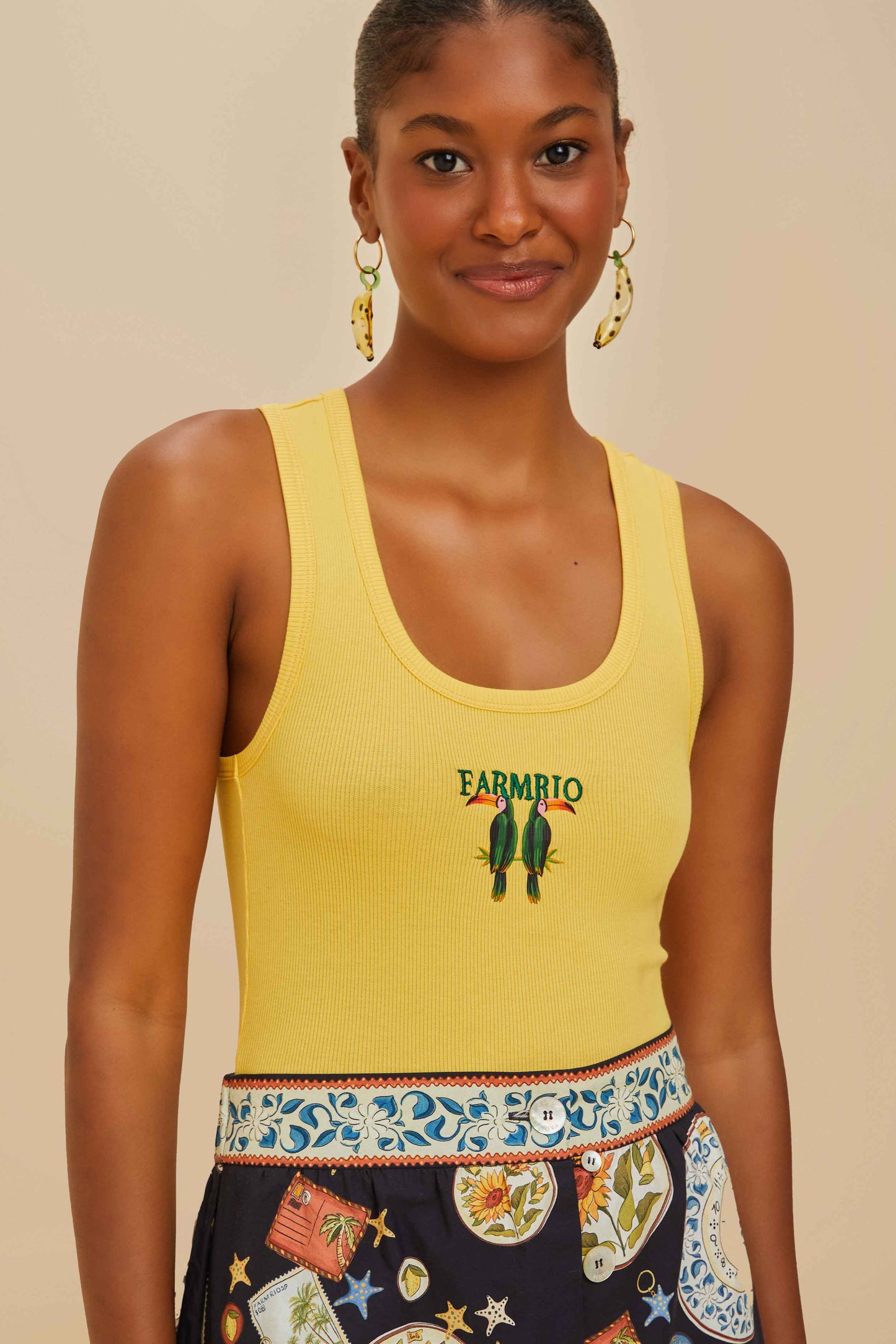 Farmrio Toucan Tank Top