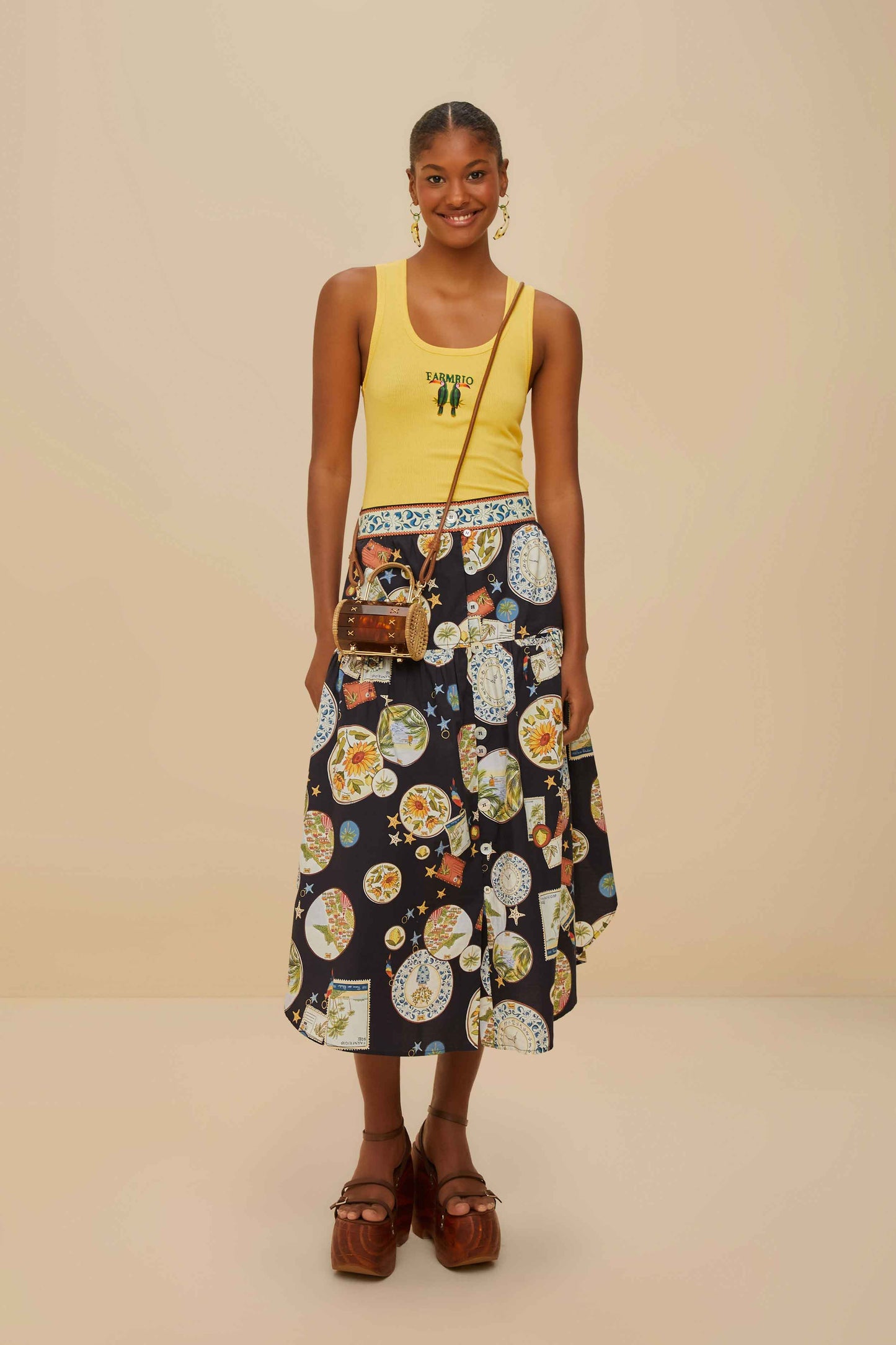 Farmrio Toucan Tank Top