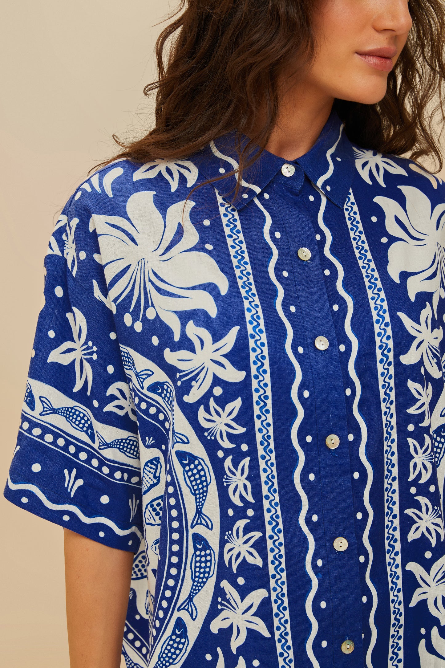 Ocean Scarf Shirt