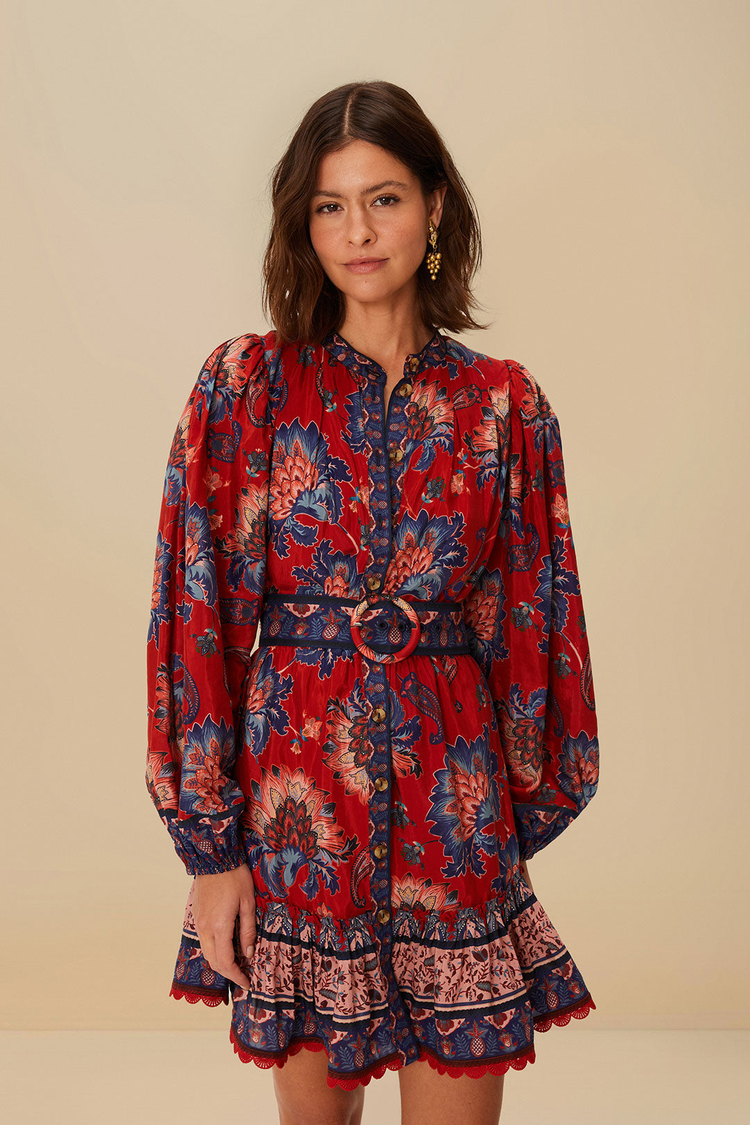 Red Luang Mini Dress