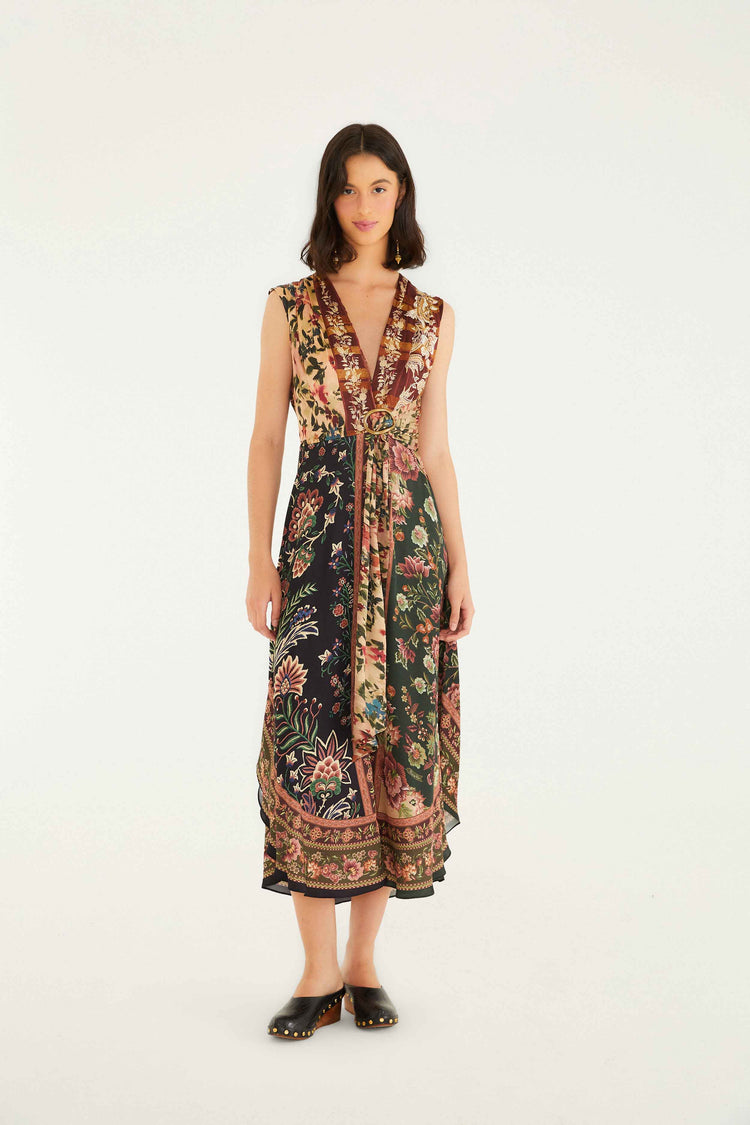 Winter Winter Garden Lenzing ™ Ecovero ™ Viscose Sleveless Maxi Dress