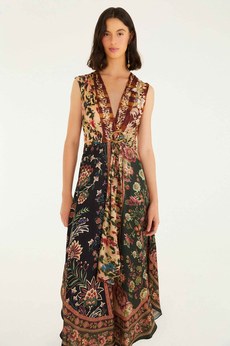 Winter Winter Garden Lenzing ™ Ecovero ™ Viscose Sleveless Maxi Dress