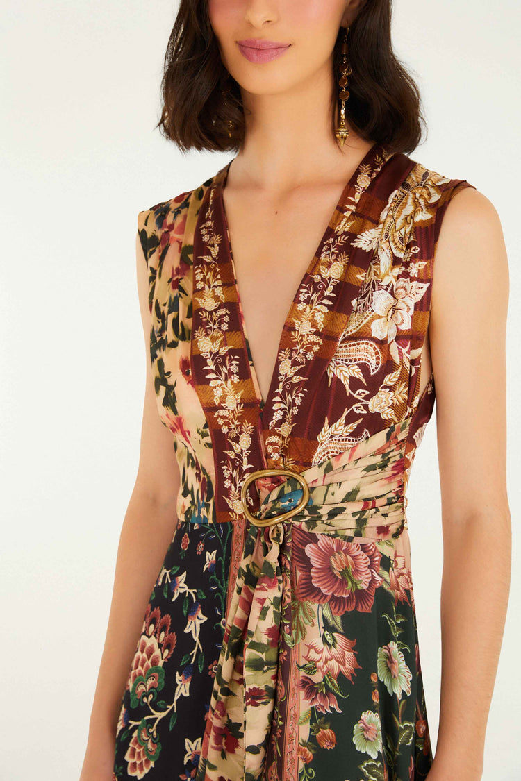 Winter Winter Garden Lenzing ™ Ecovero ™ Viscose Sleveless Maxi Dress