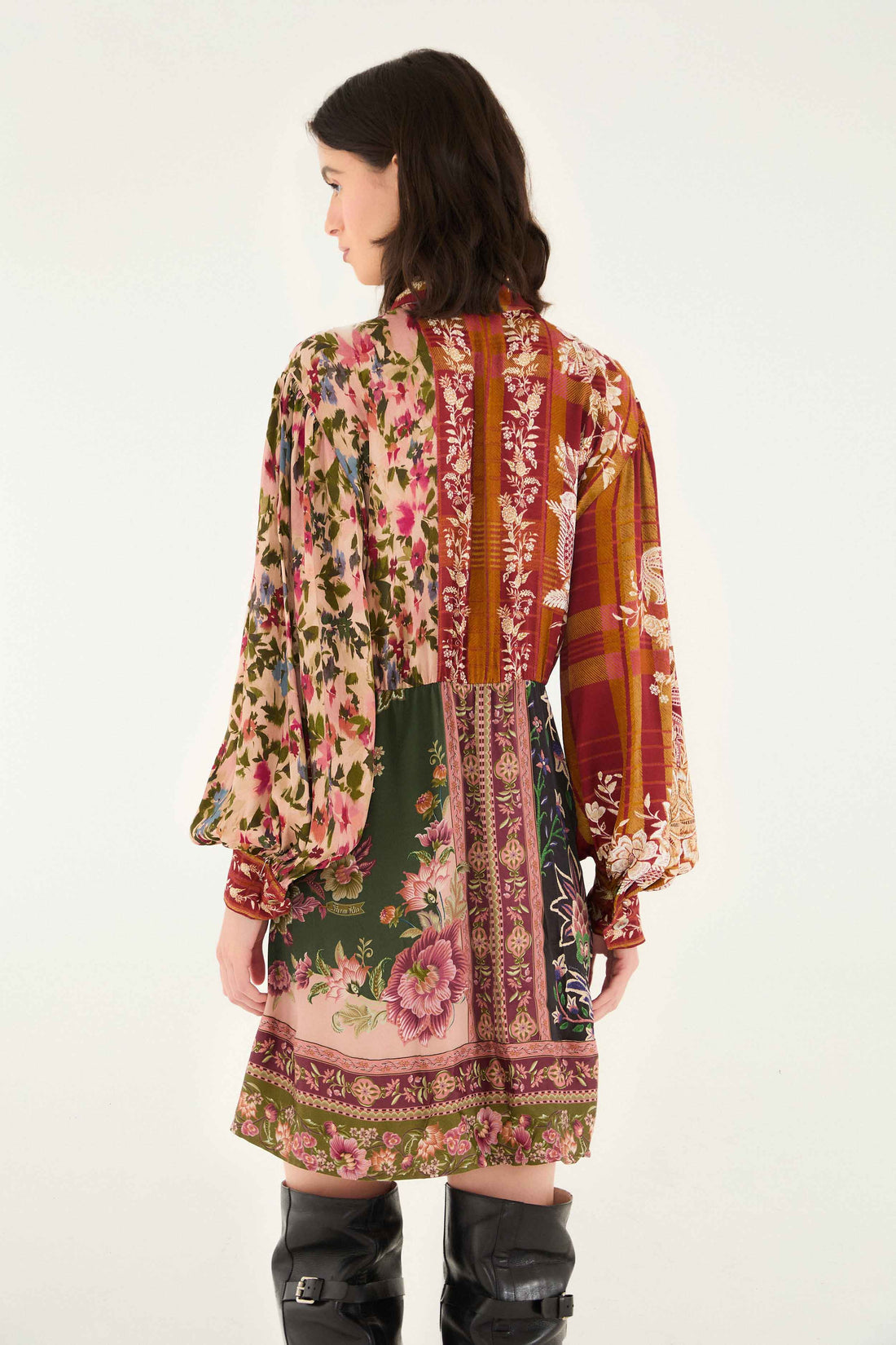 Winter Garden Mix Mini Dress