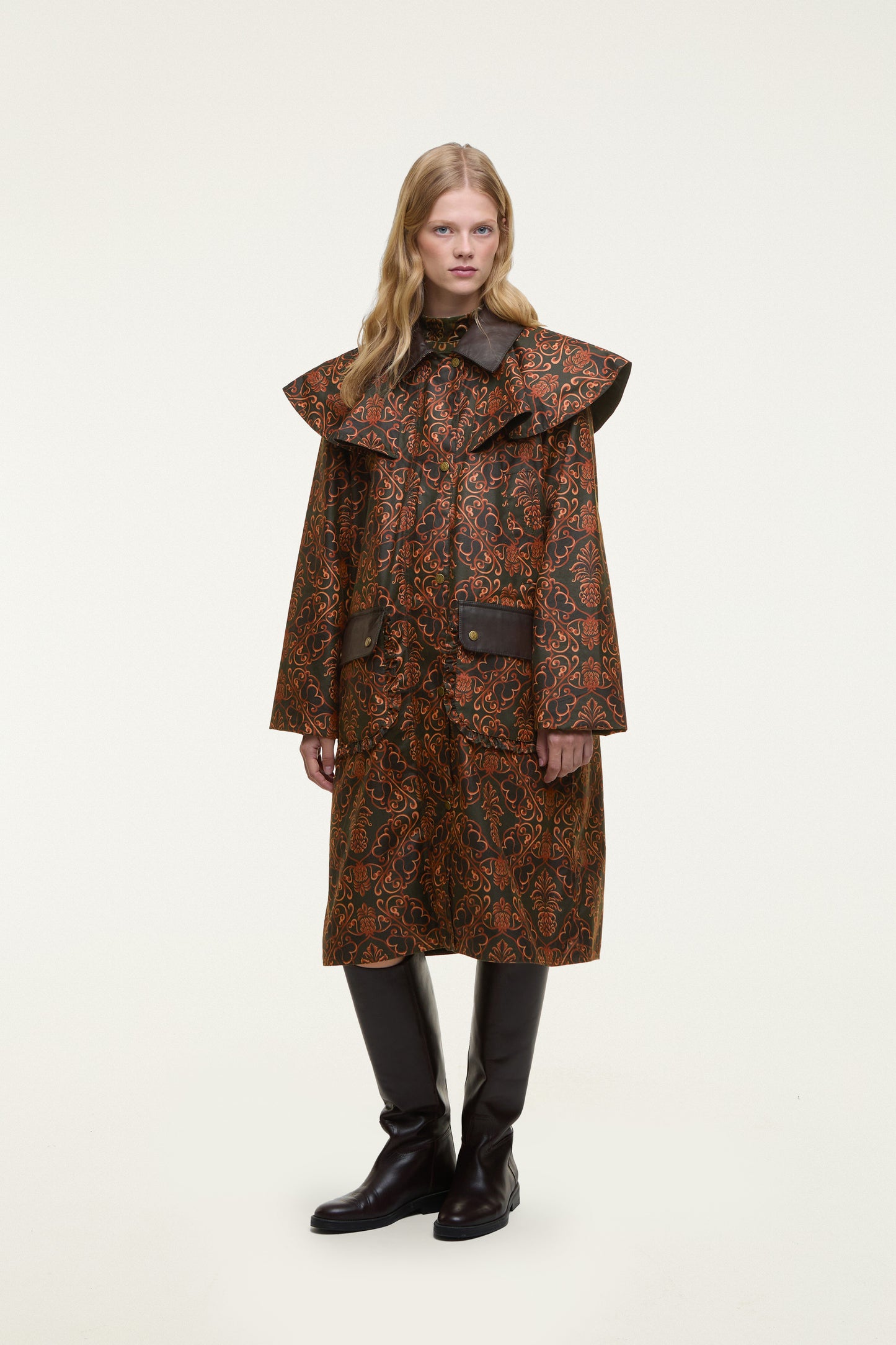 Barbour x Farm Rio Luana Waxed Jacket