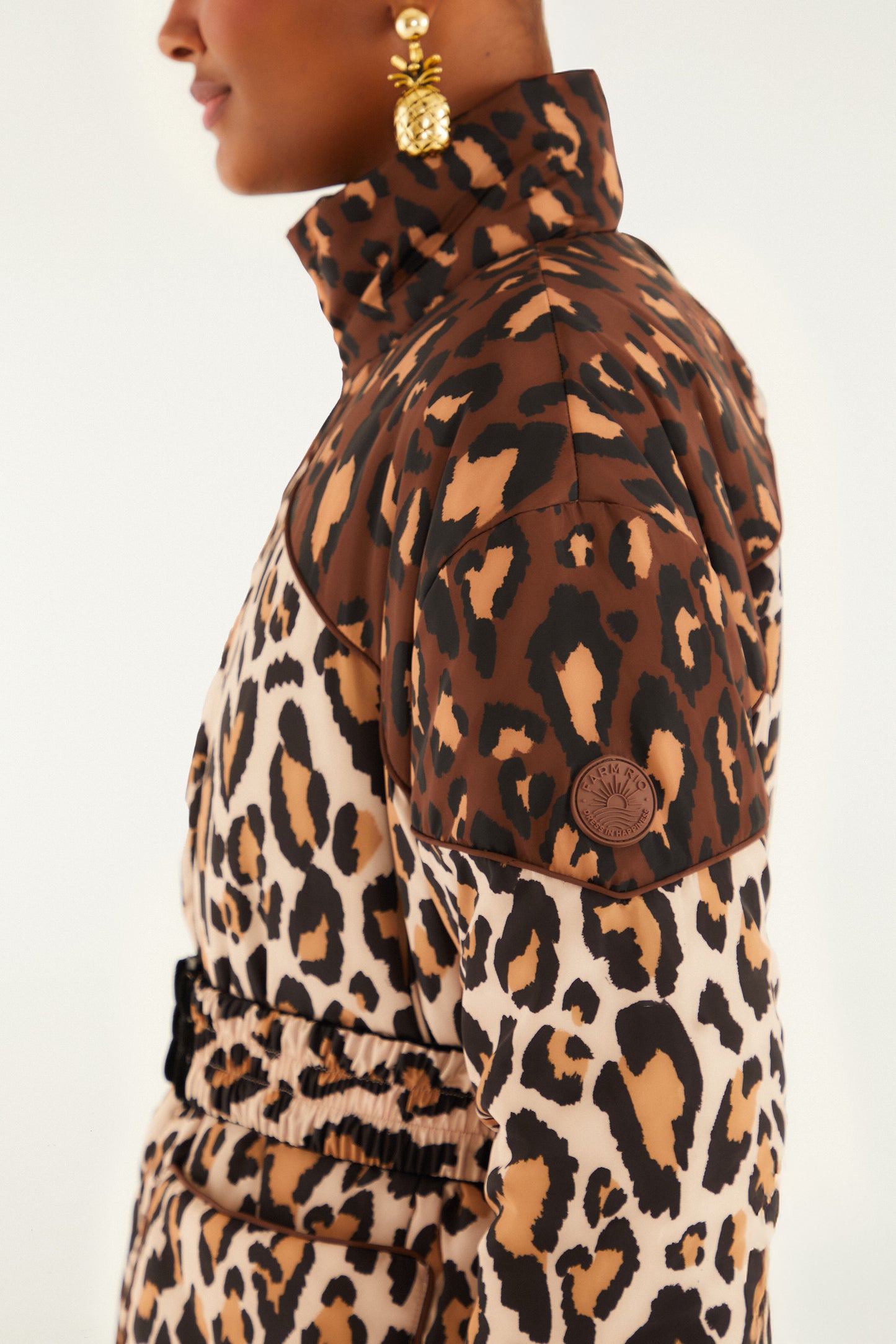black marvelous garden puffer jacket