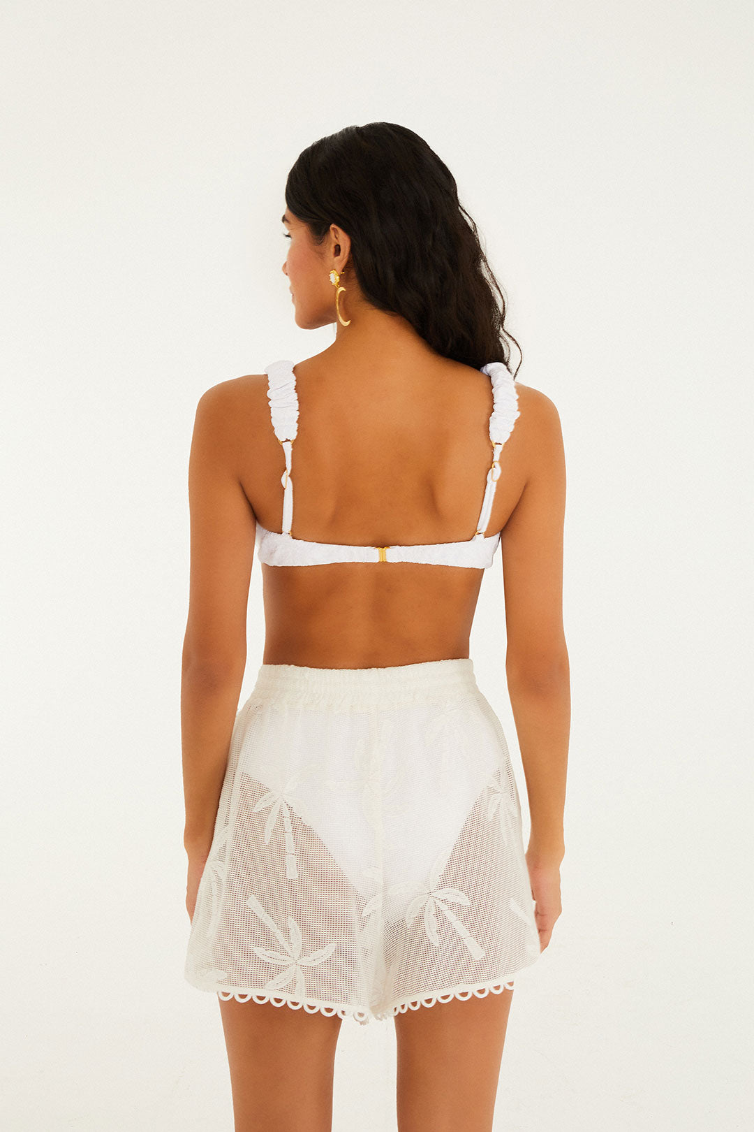White Palm Trees Shorts