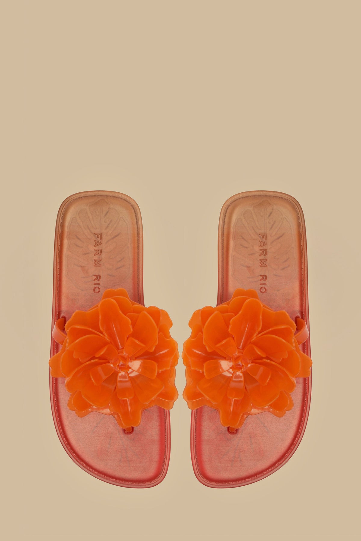 Citrus Flower Jelly Flat Sandal