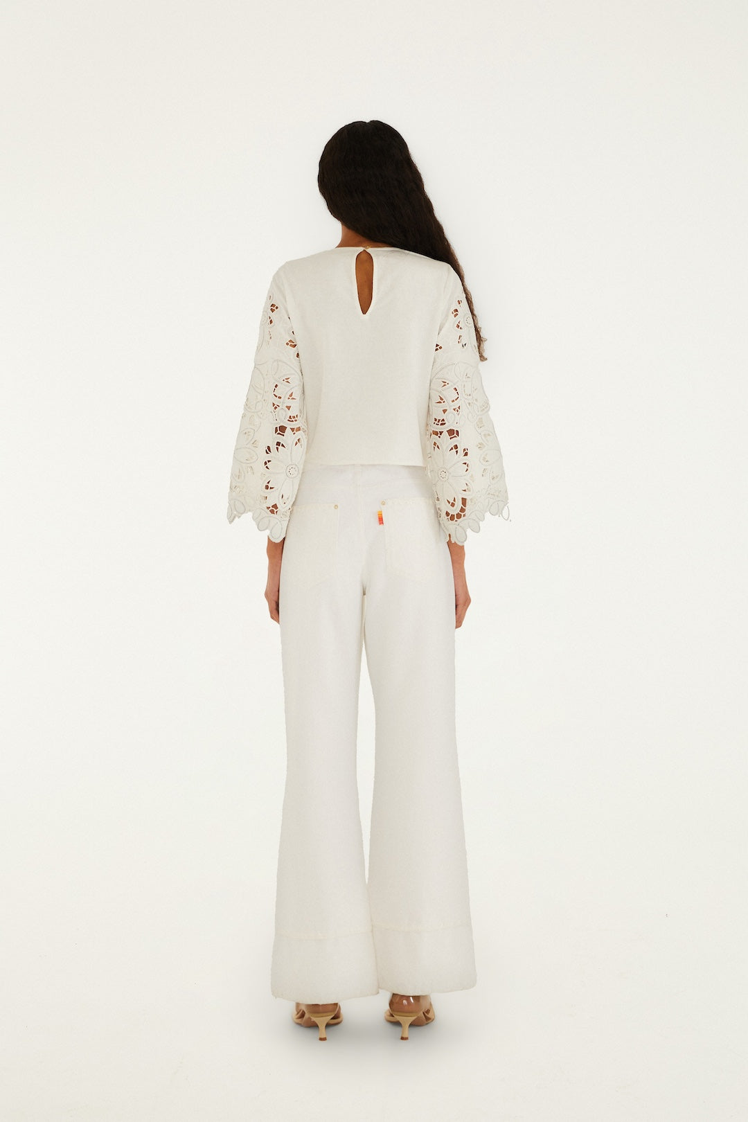 Twill Fringe Pocket Pants