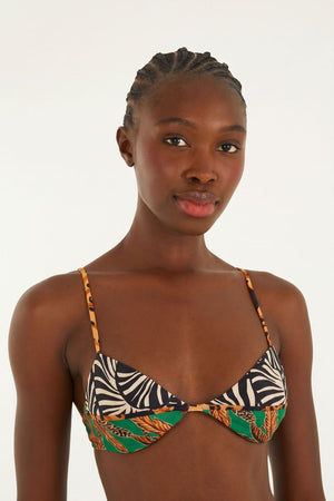Padded Bikini Top With Magnetic Clasp