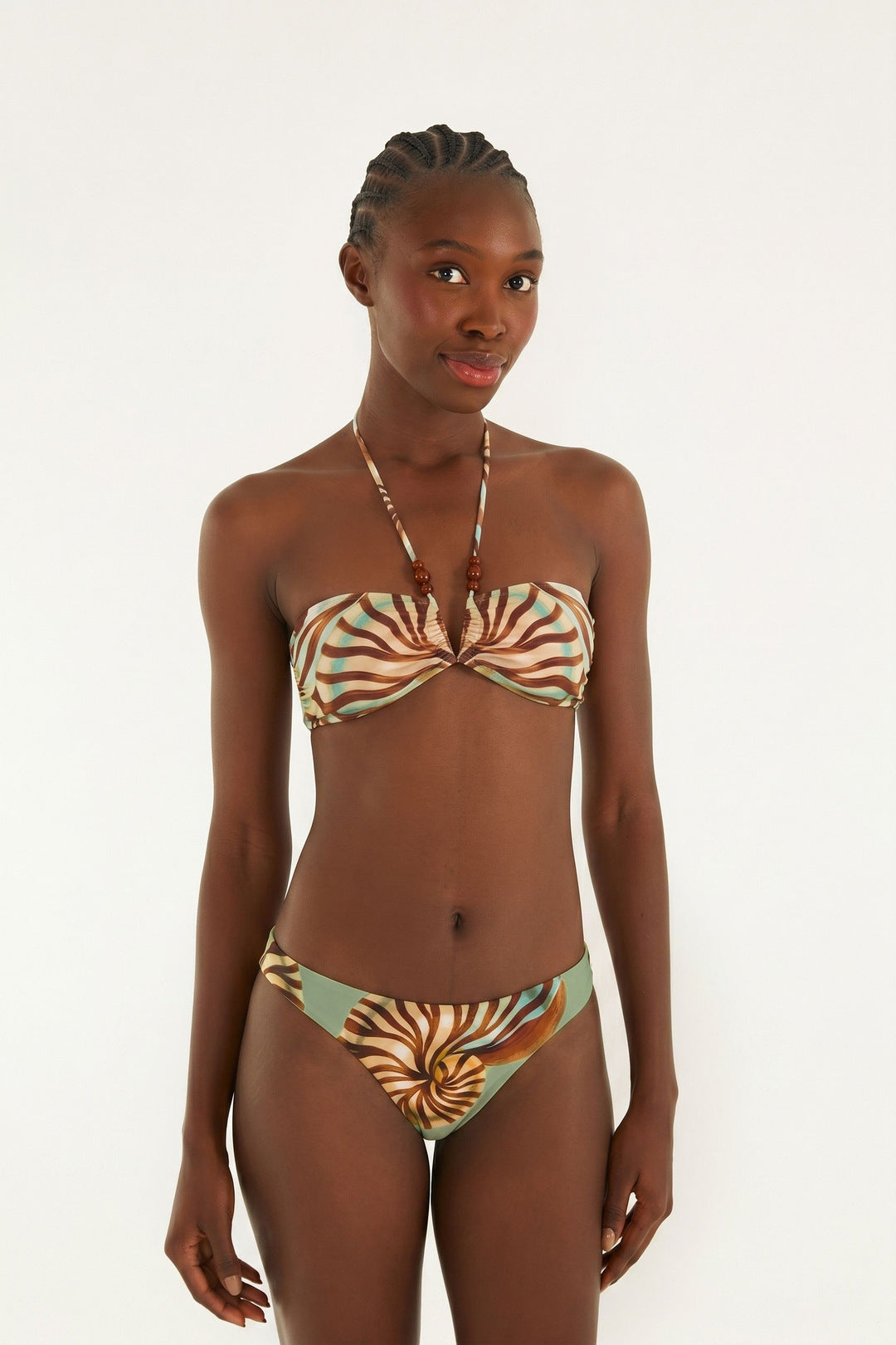 Bikini Top With Neck Detail