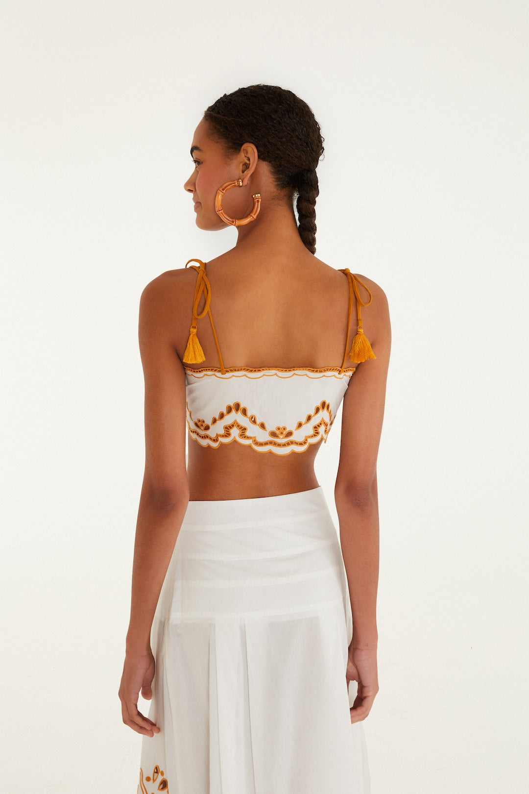 Off-White Tropic Embroidery Blouse