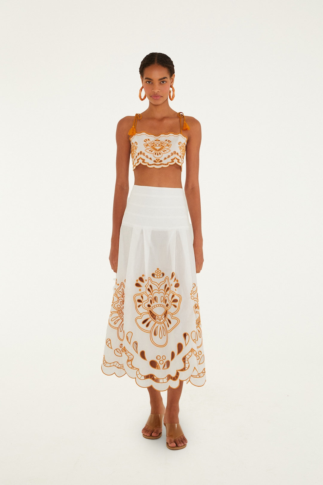 Off-White Tropic Embroidery Blouse