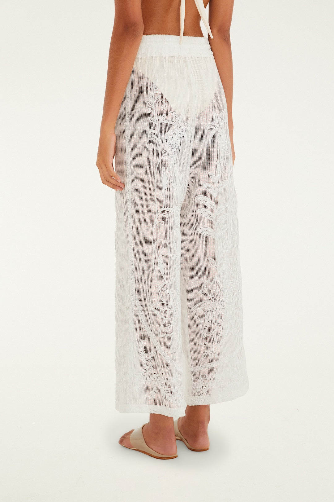 COPACABANA BEACH OFF-WHITE PANTS
