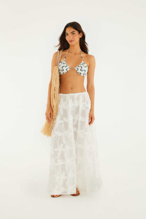 Maxi Skirt With Side Tie