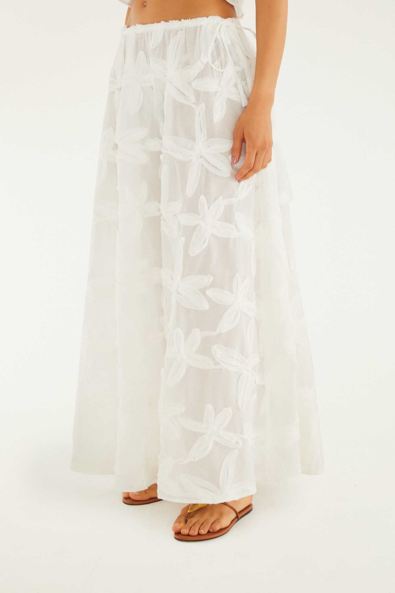 Maxi Skirt With Side Tie