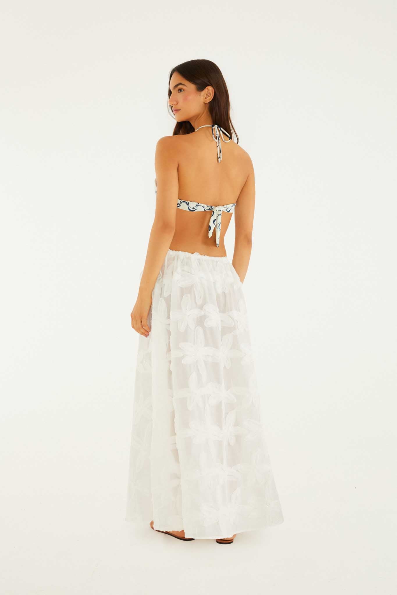 Maxi Skirt With Side Tie