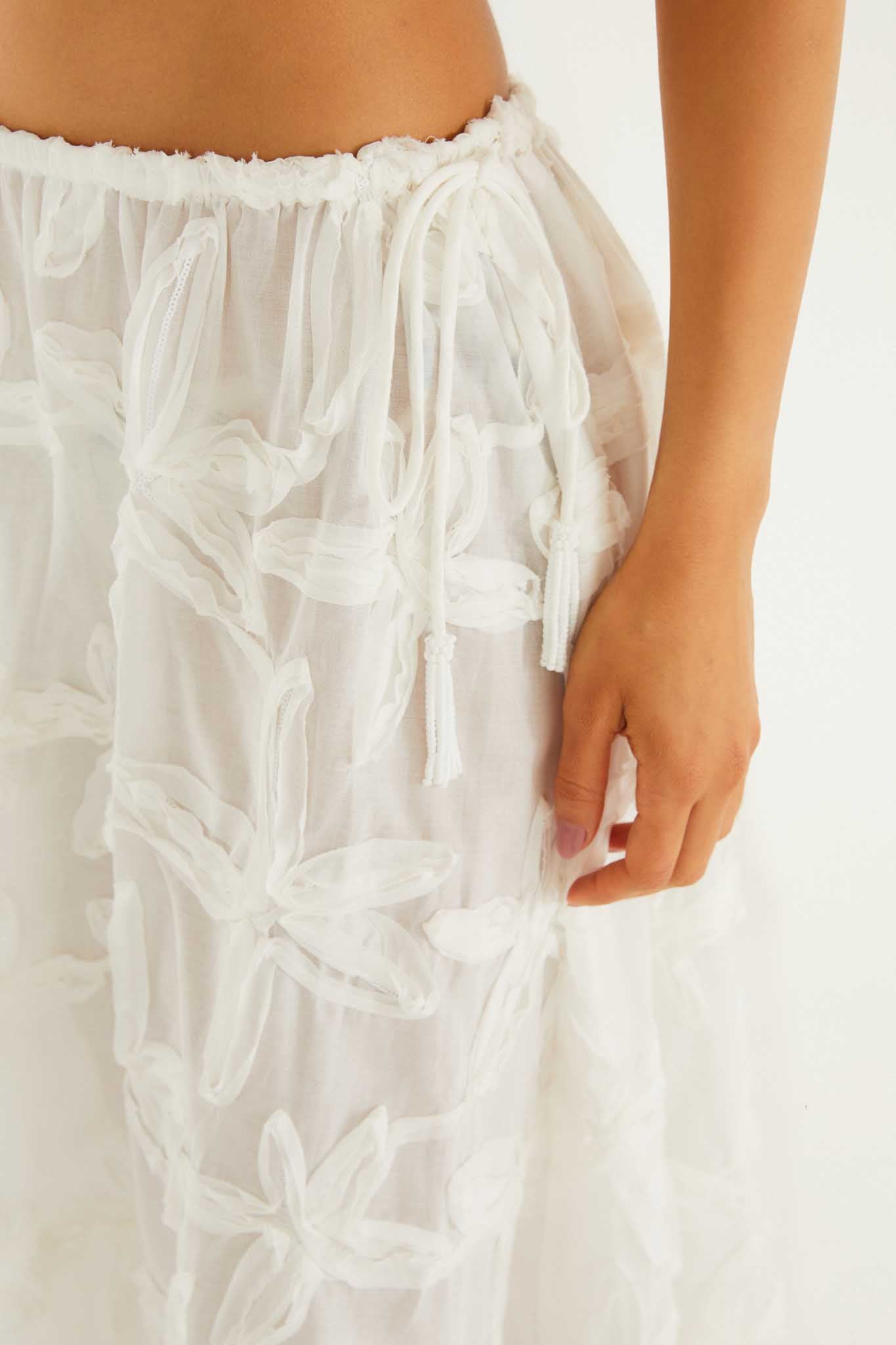 Maxi Skirt With Side Tie