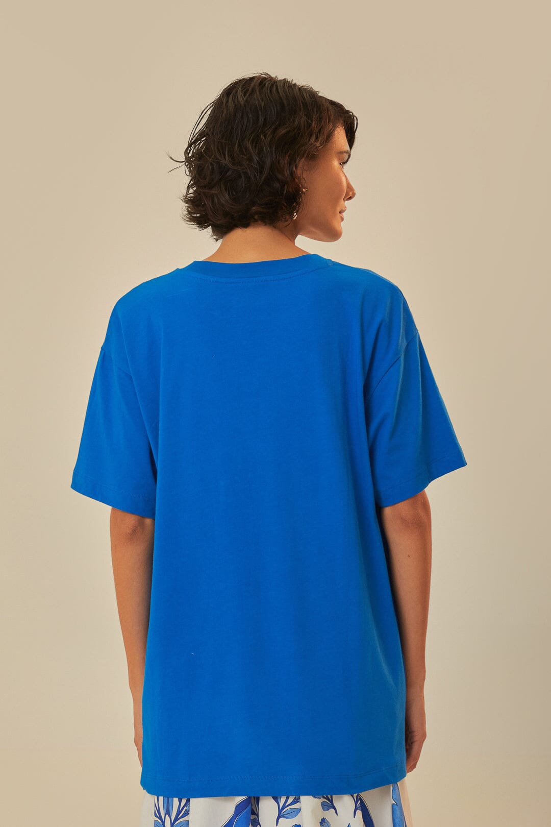 FARM Rio model wearing the Farmrio Relaxed T-Shirt