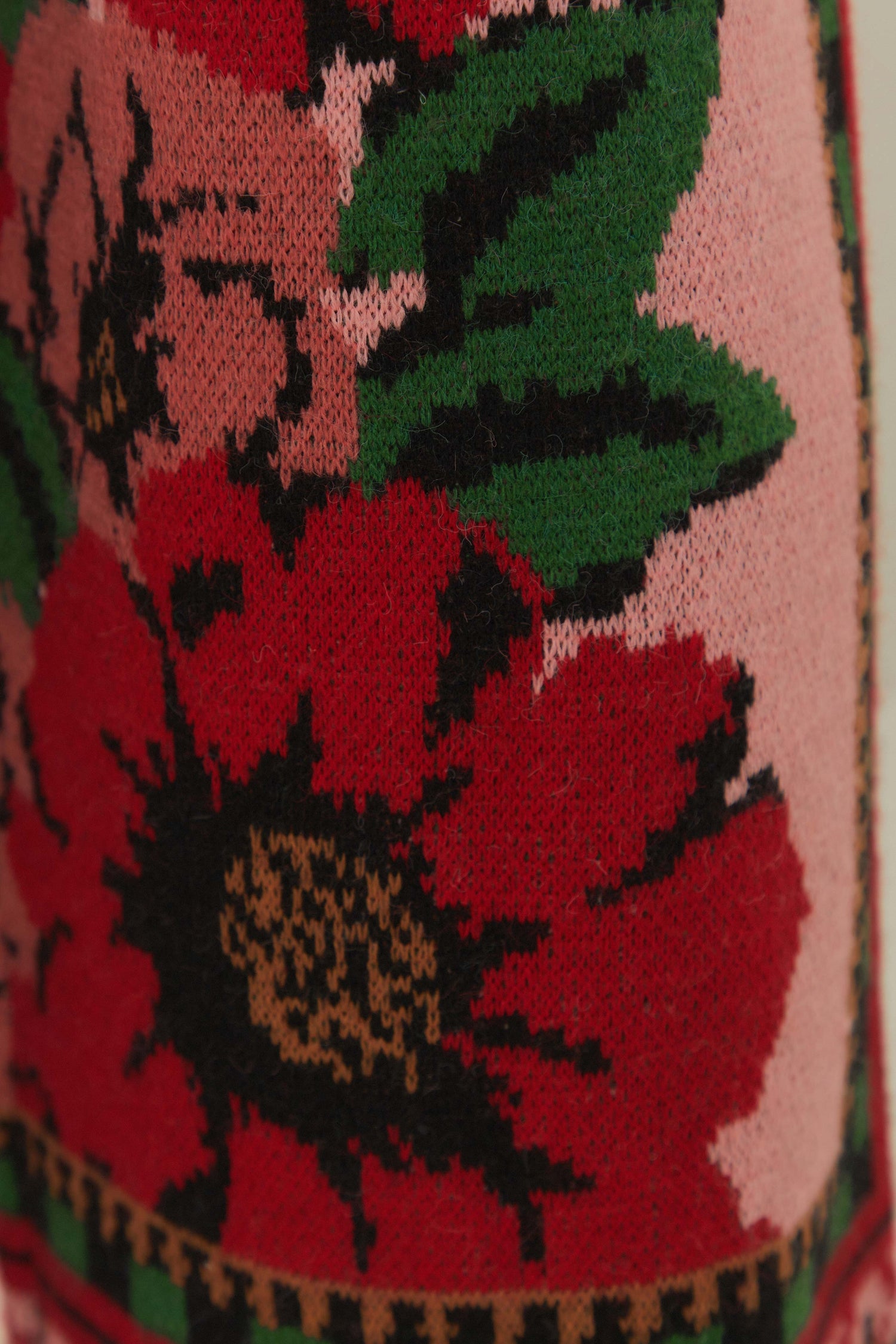 FARM Rio model wearing the Flower Tapestry Knit Pants