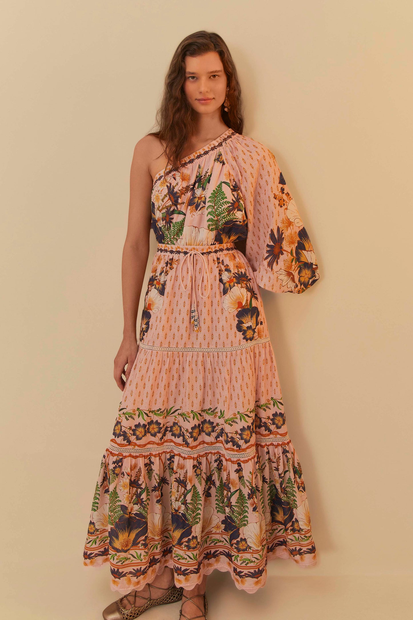 The Dream Garden Pink Maxi Dress