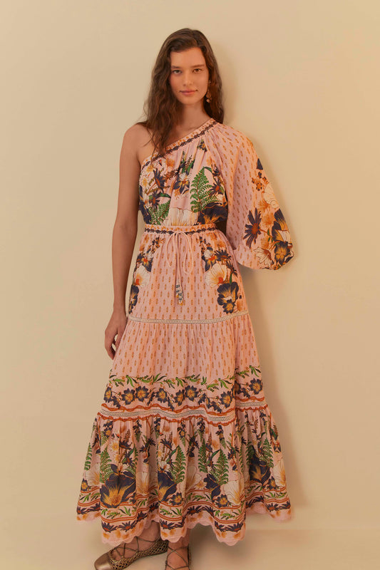 The Dream Garden Pink Maxi Dress