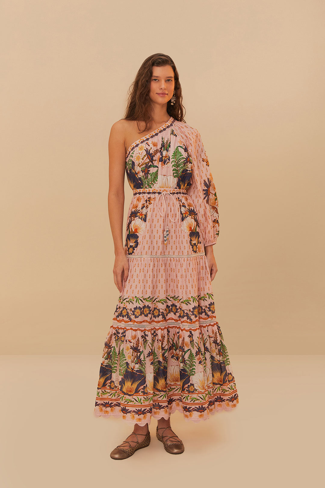 The Dream Garden Pink Maxi Dress