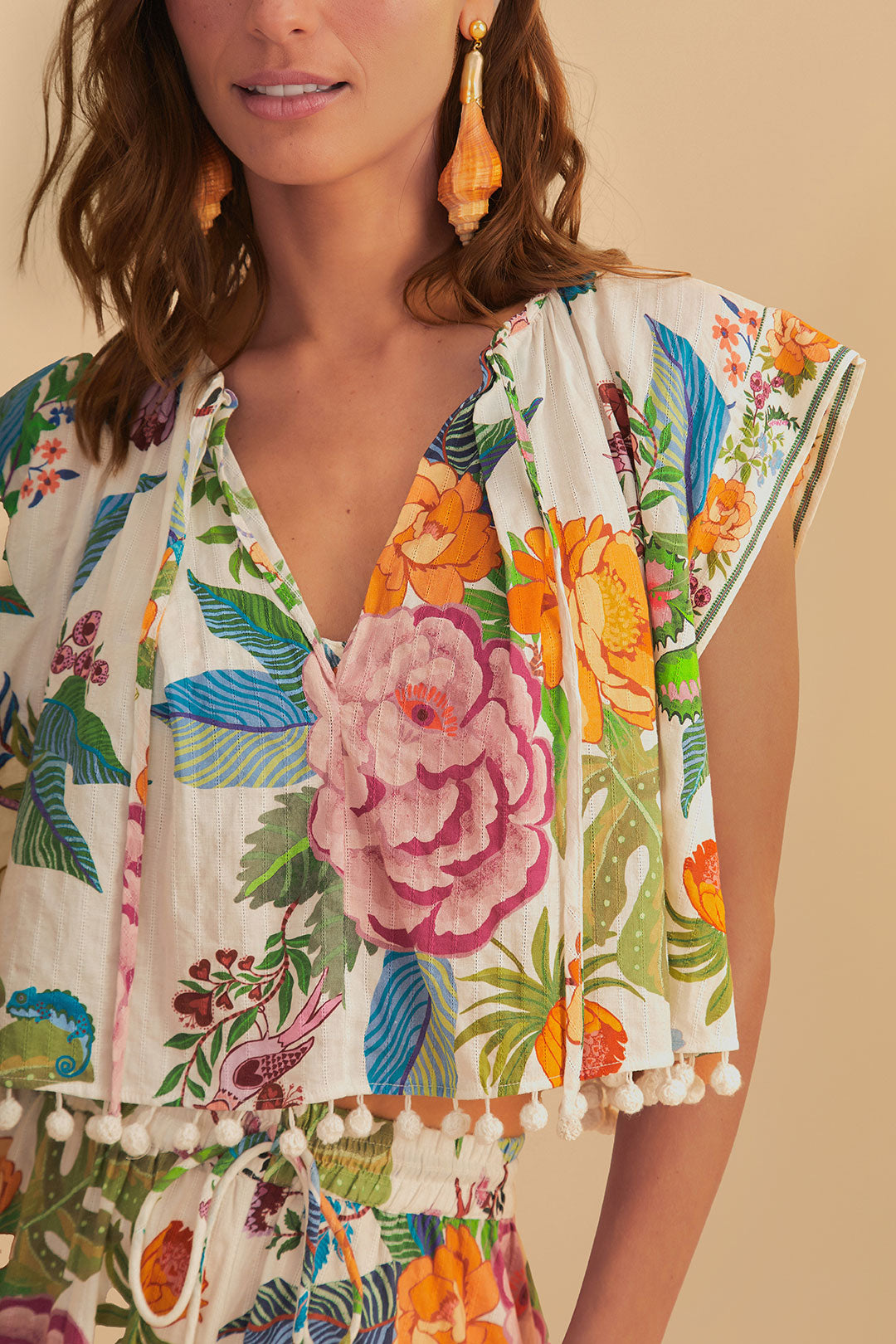 Off-White Sweet Bloom Blouse