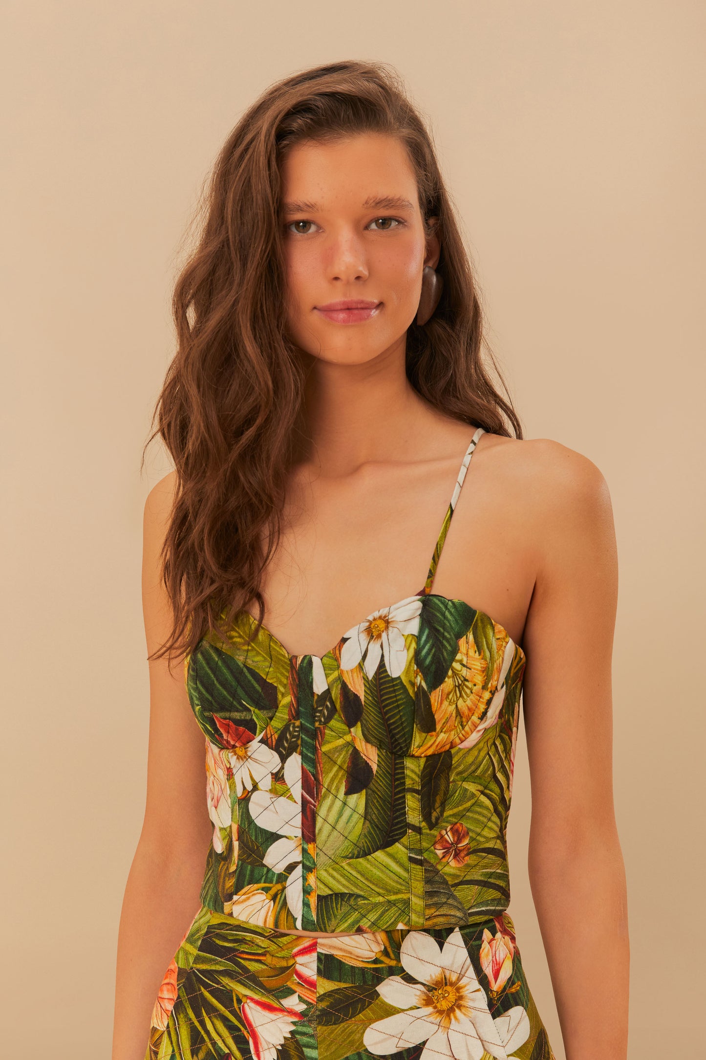غابة نباتية متعددة الألوان LENZING ™ ECOVERO ™ EUROFLAX ™ CROPTOP
