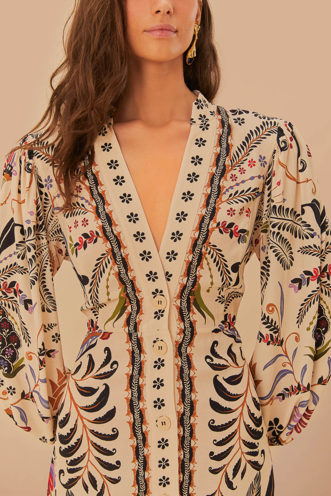 Classic Nature Sand Maxi Dress
