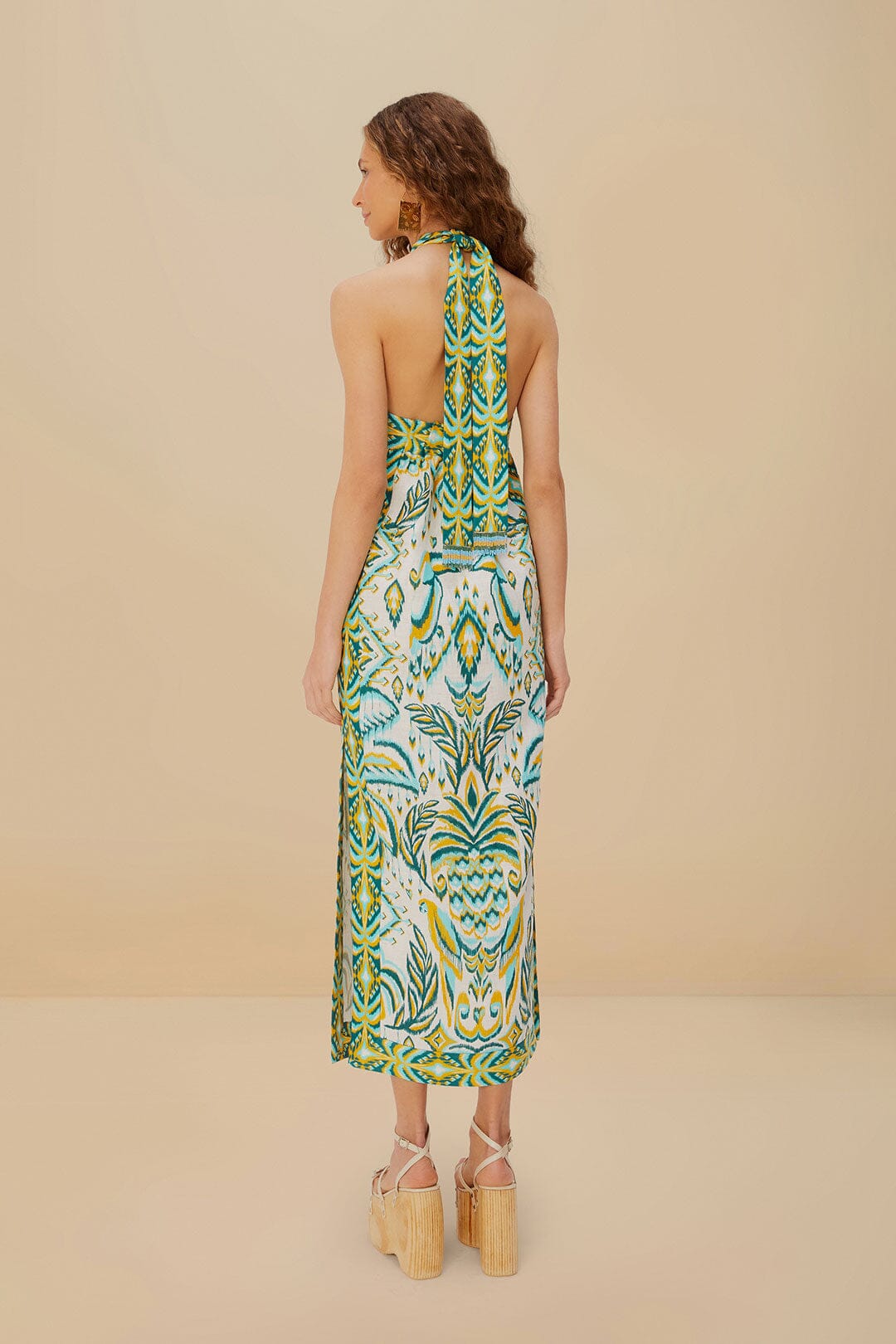 Tapestry Tapestry Euroflax ™ Off-White Trapical Euroflax ™ Premium Linen Maxi