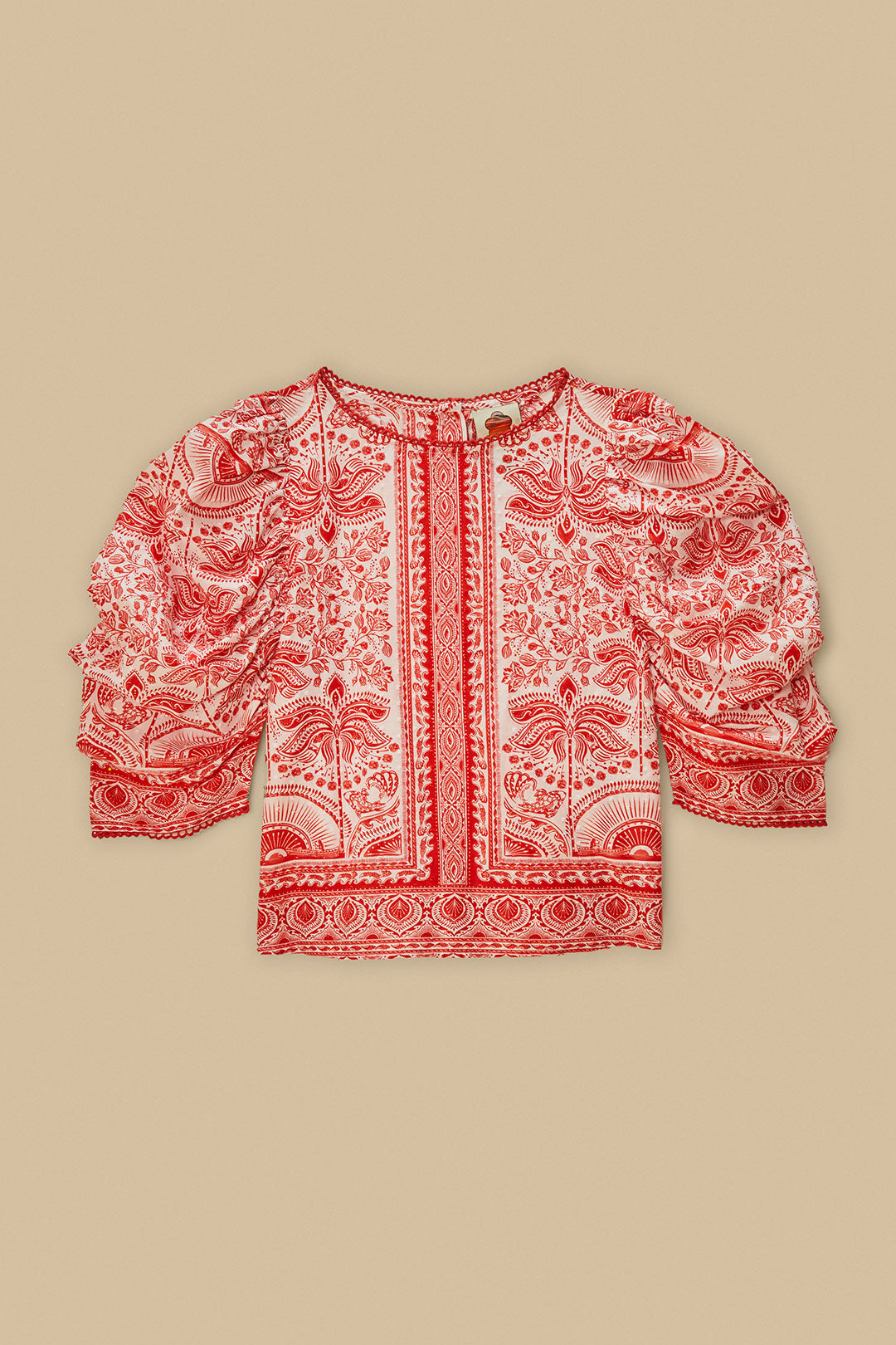 River Ride Red Blouse