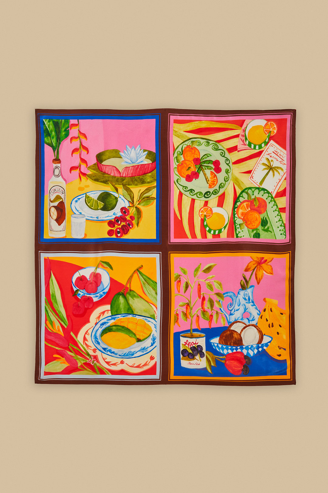 Summer Picnic Multicolor Scarf