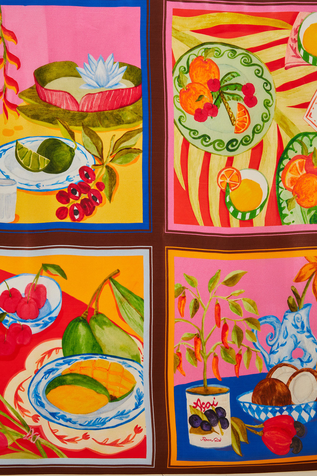 Summer Picnic Multicolor Scarf