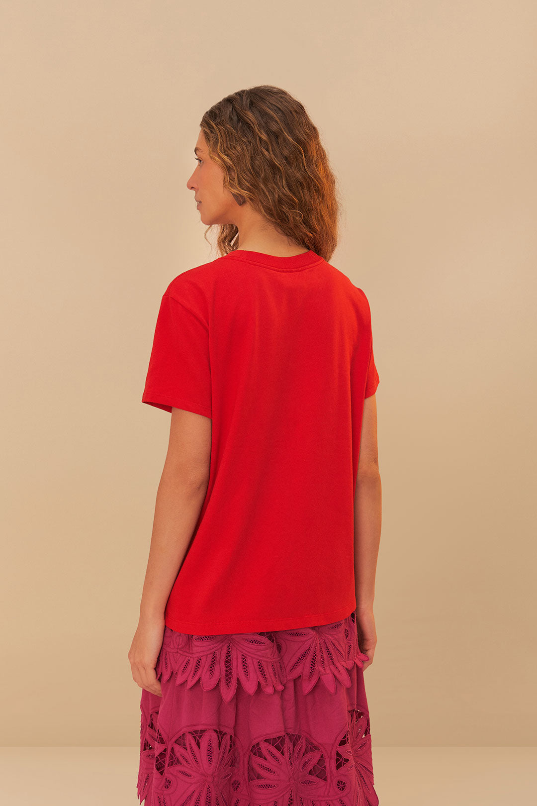 تي شيرت Latina Red Fit