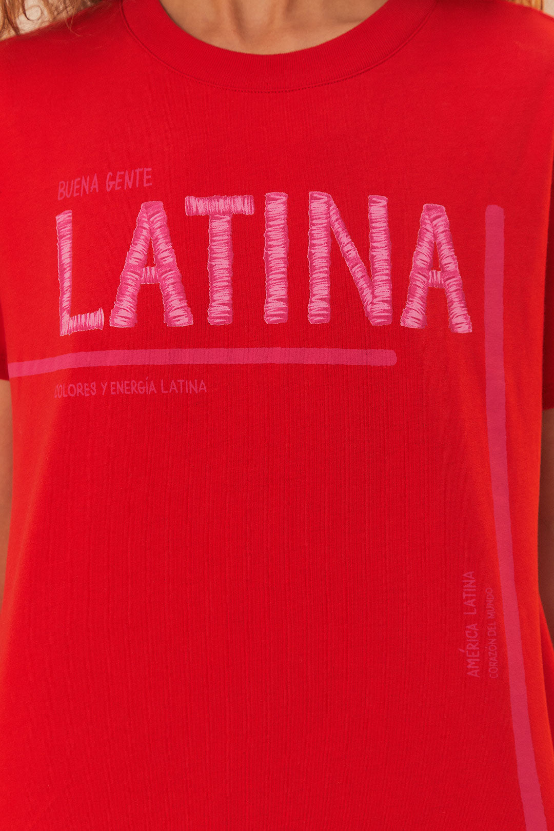 تي شيرت Latina Red Fit