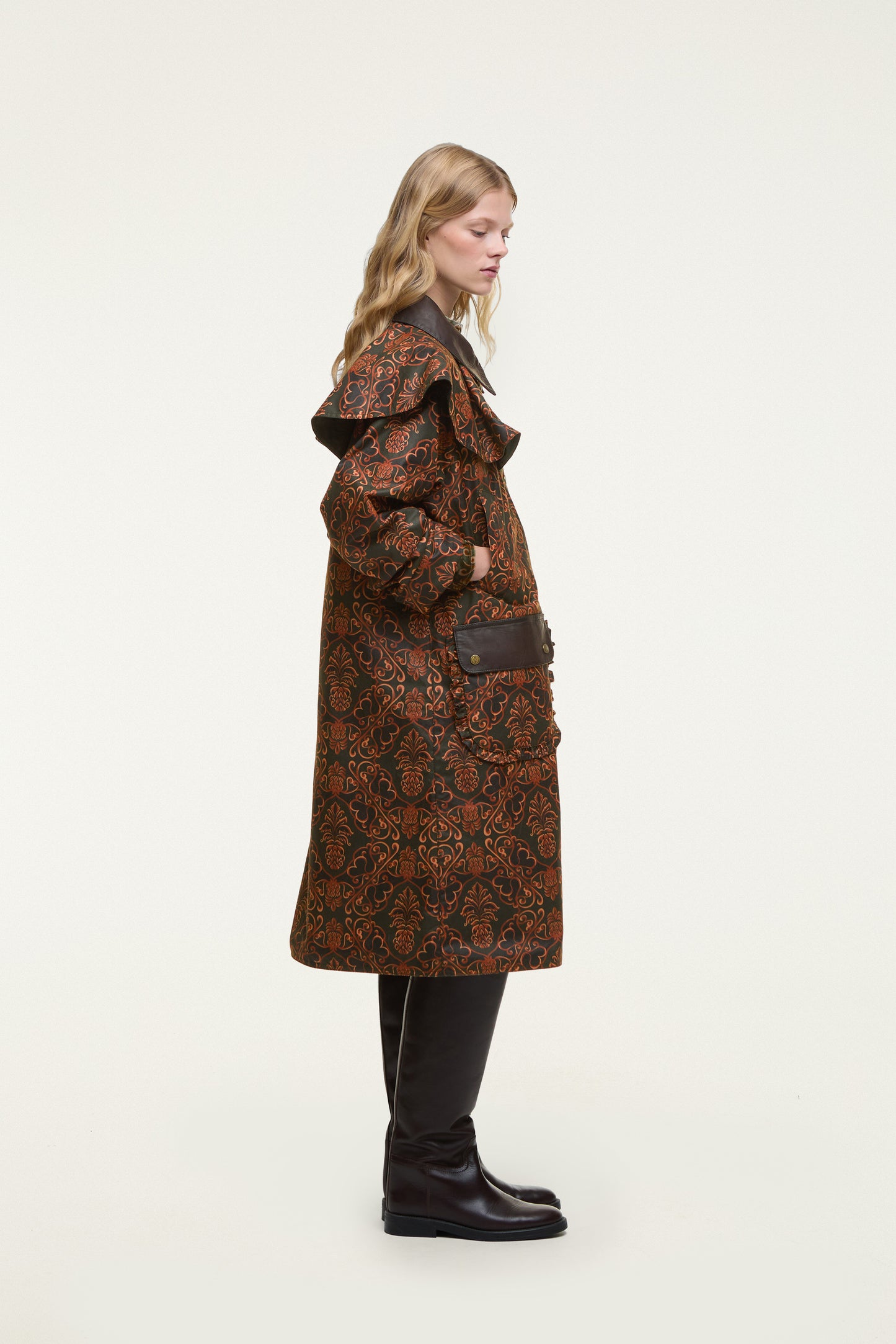 Barbour x Farm Rio Luana Waxed Jacket