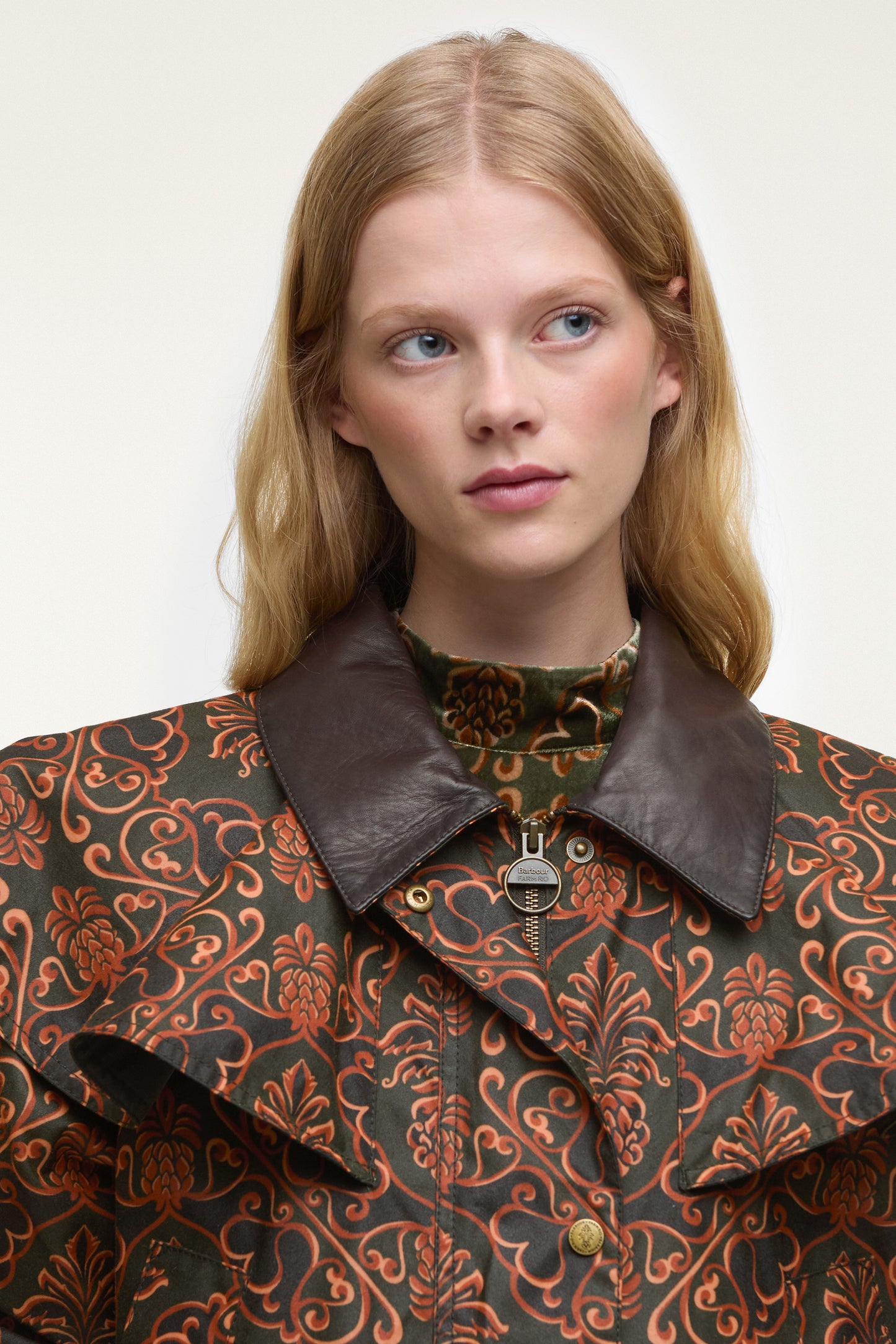 Barbour x Farm Rio Luana Waxed Jacket