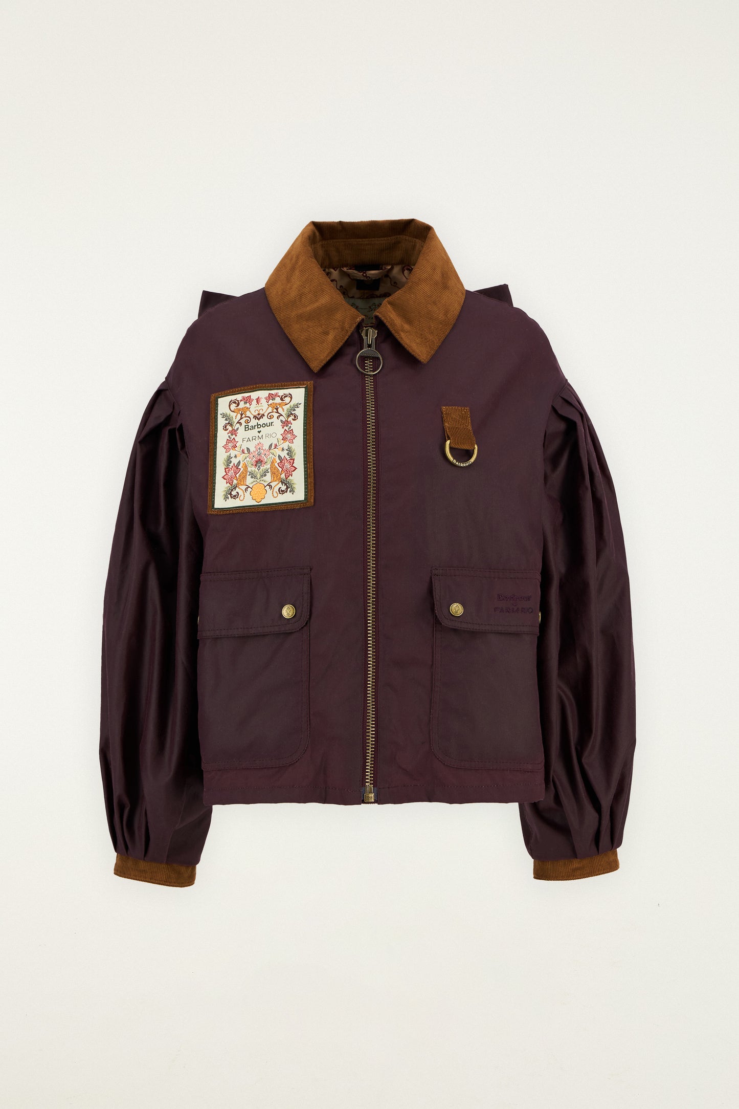 Barbour x Farm Rio Thais Waxed Jacket
