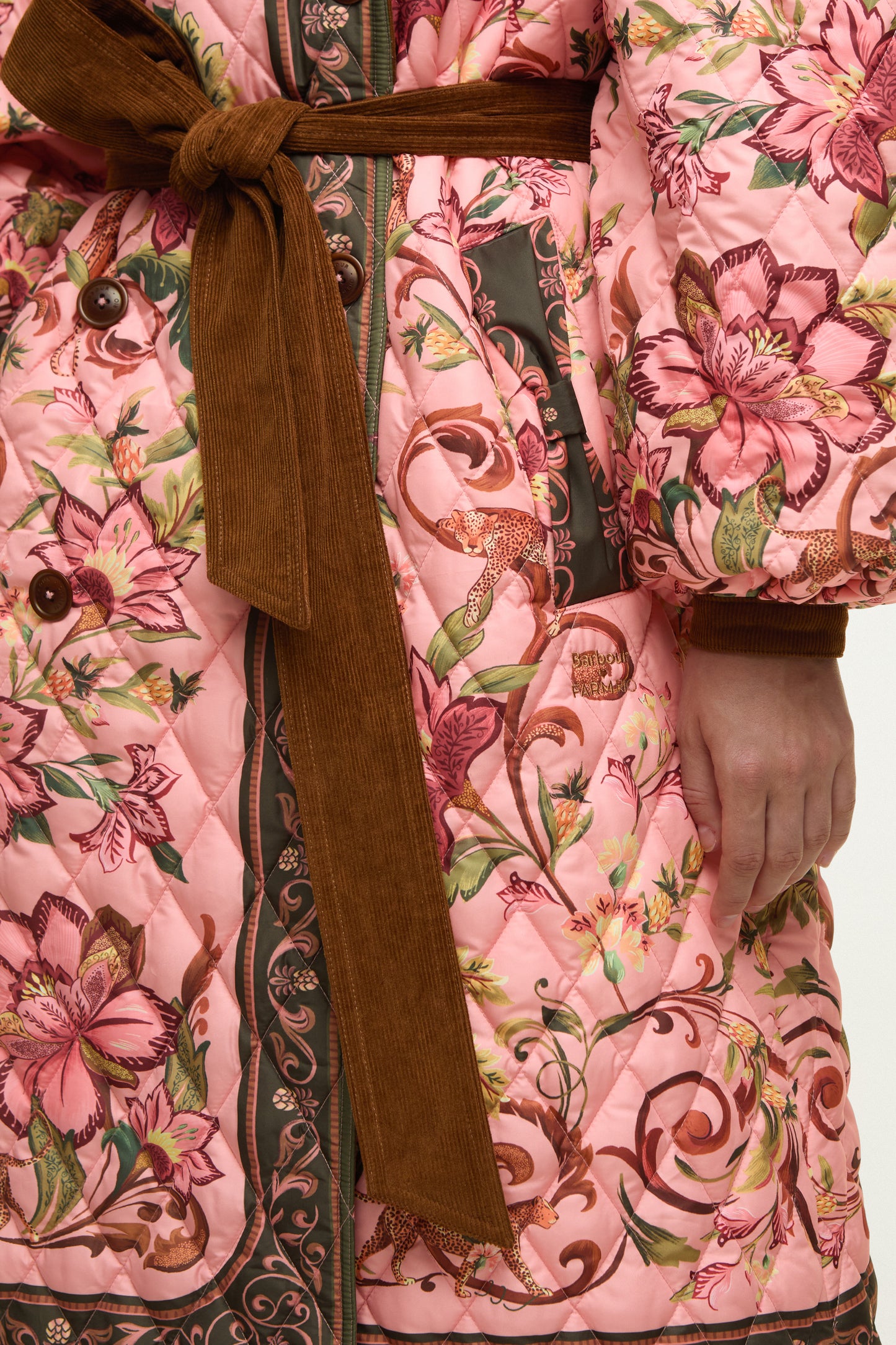 Barbour x Farm Rio Cami Quilted Jacket