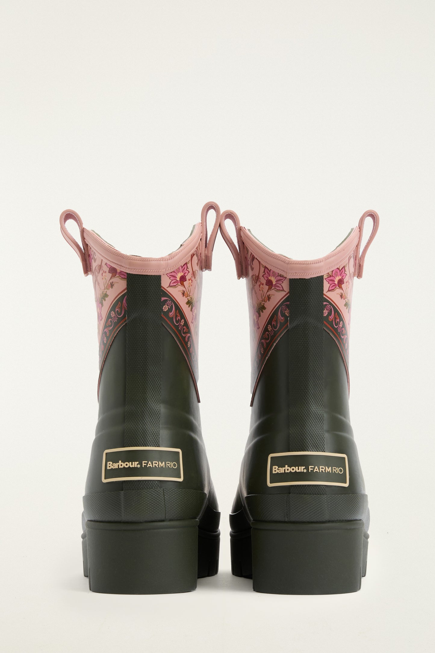 Barbour x Farm Rio Thais Ankle Wellingtons