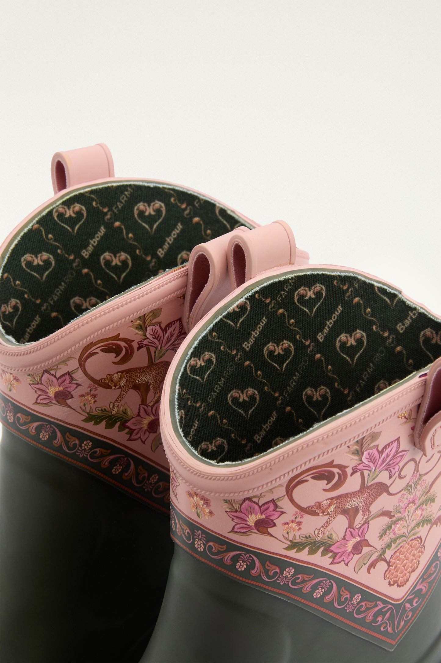 Barbour x Farm Rio Thais Ankle Wellingtons